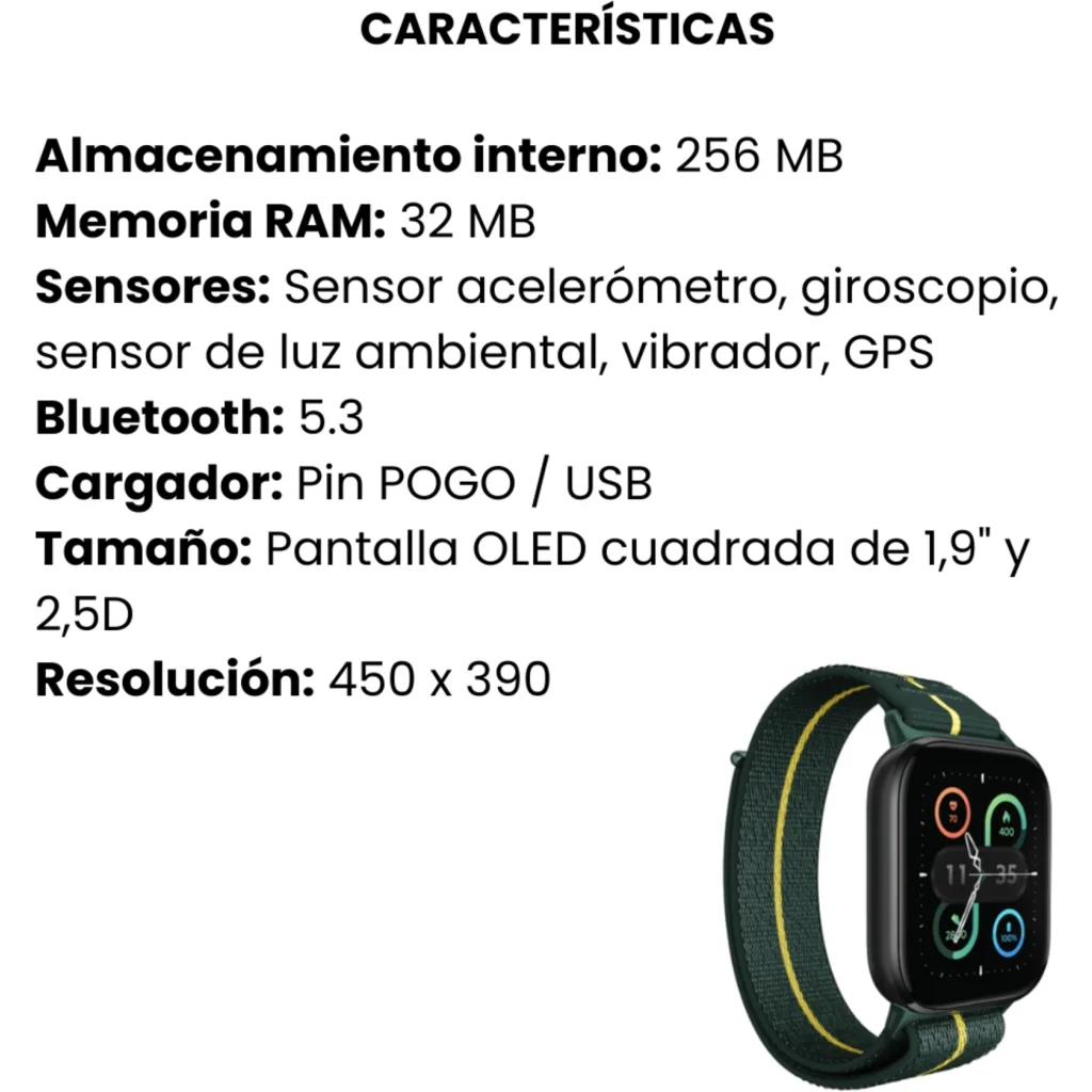 Imagen 19 de Smartwatch Motorola Moto Watch Fit Trekking Green
