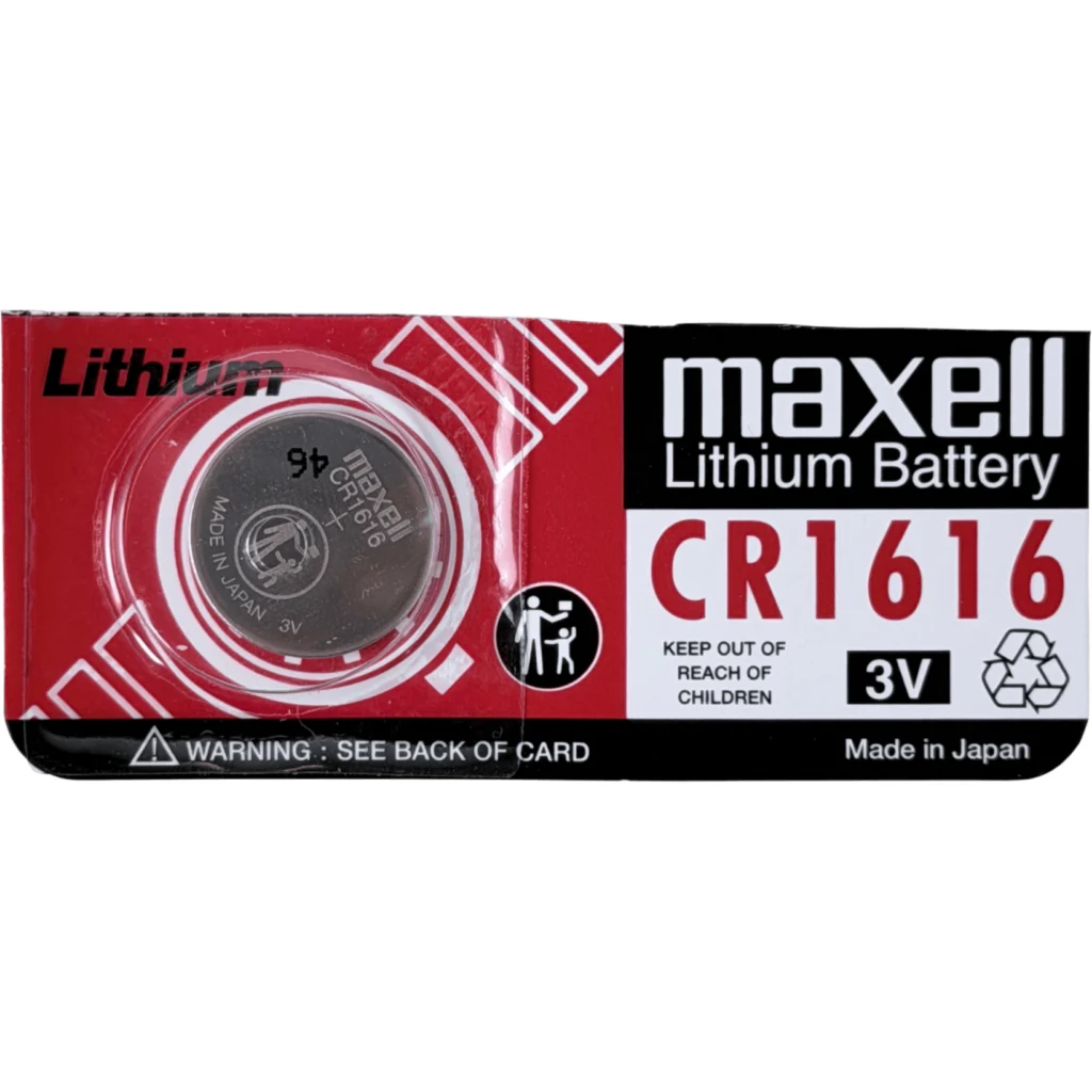 MAXELL 1.6x16mm Pila Litio Lithium Reloj 3V CR1616