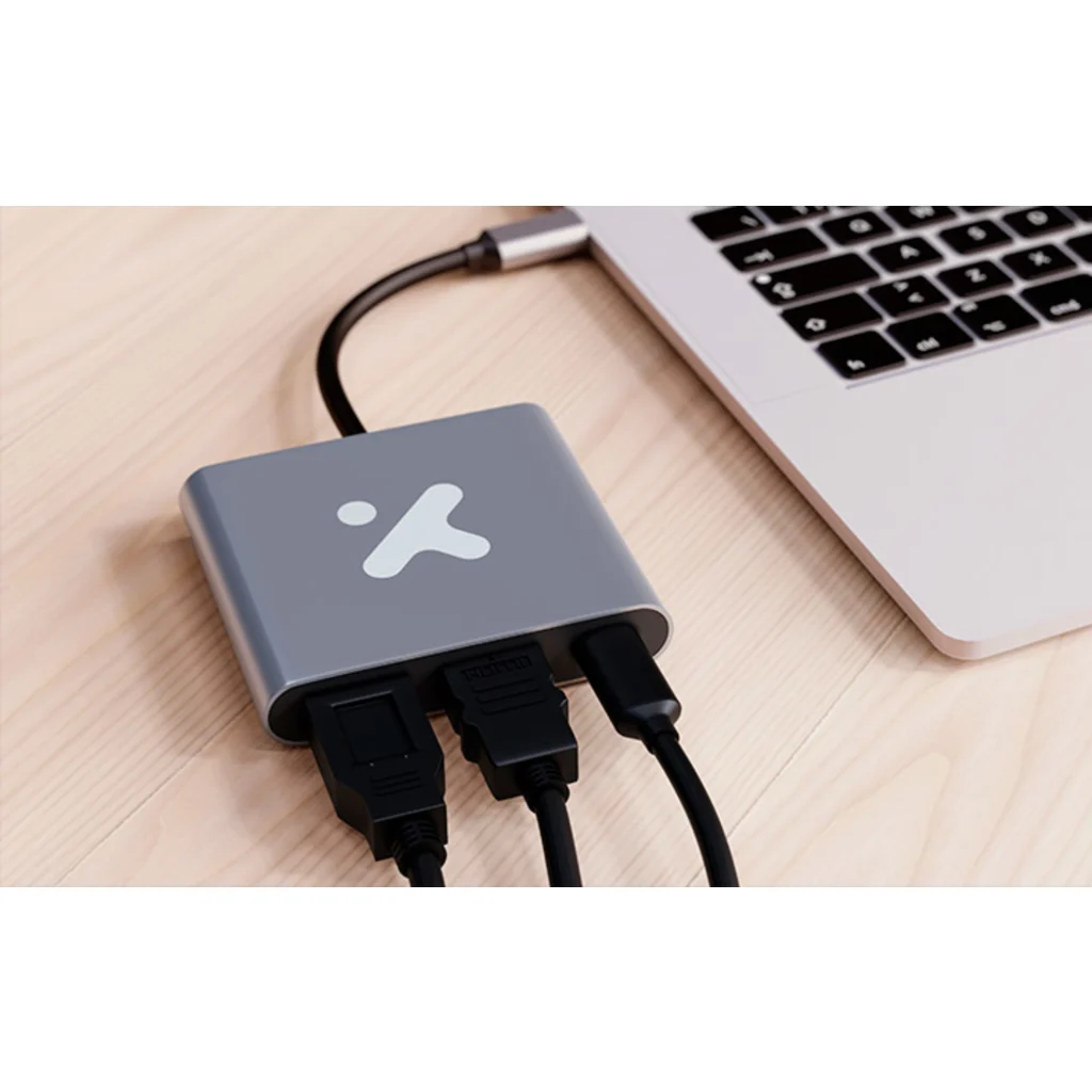 Imagen 7 de Adaptador Multipuertos XTech XTC-566, 3en1 USB-C a HDMI USB-C USB-A3.0