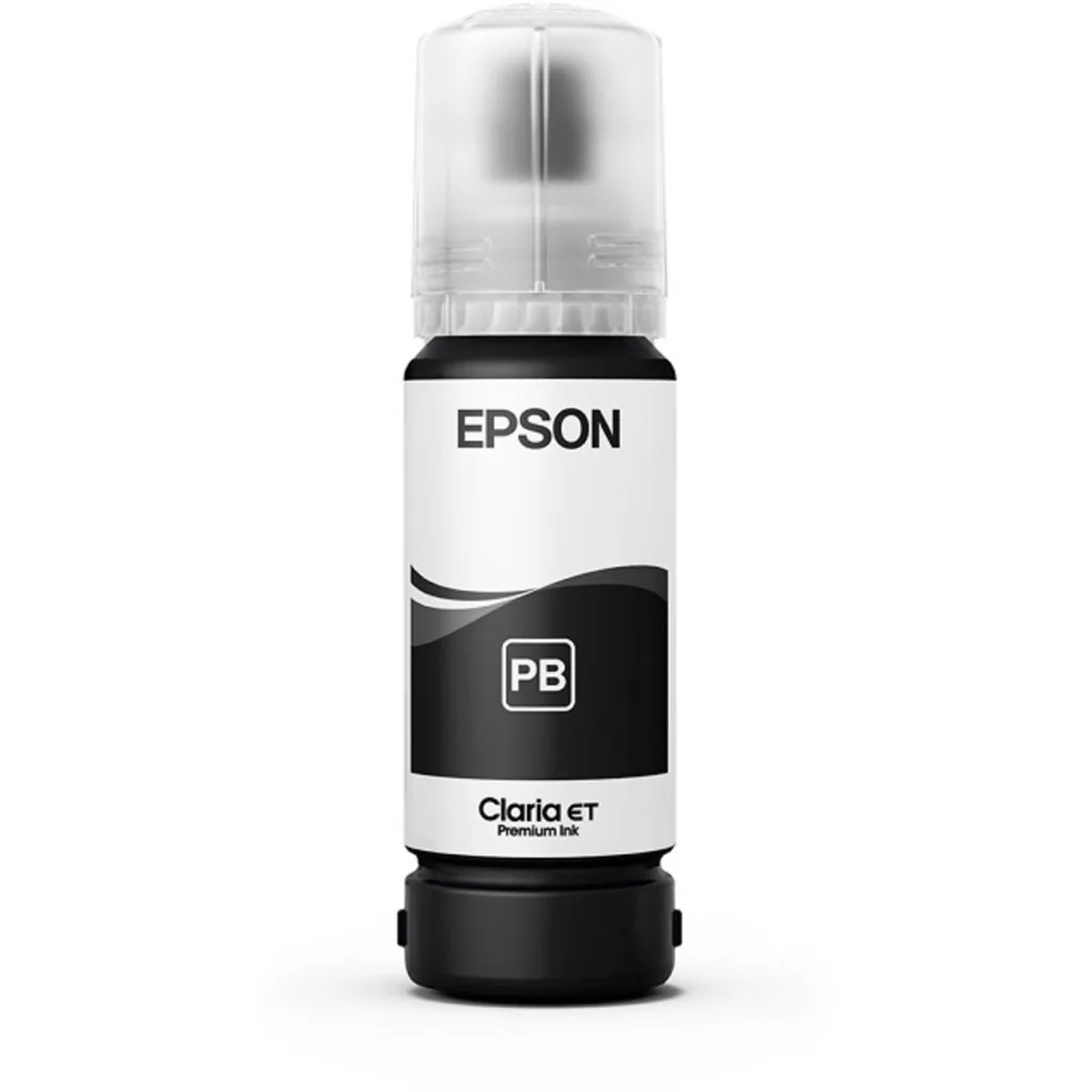 Botella de Tinta Epson T554 Negro para EcoTank L8160 y L8180, 6.700 Páginas 70ml
