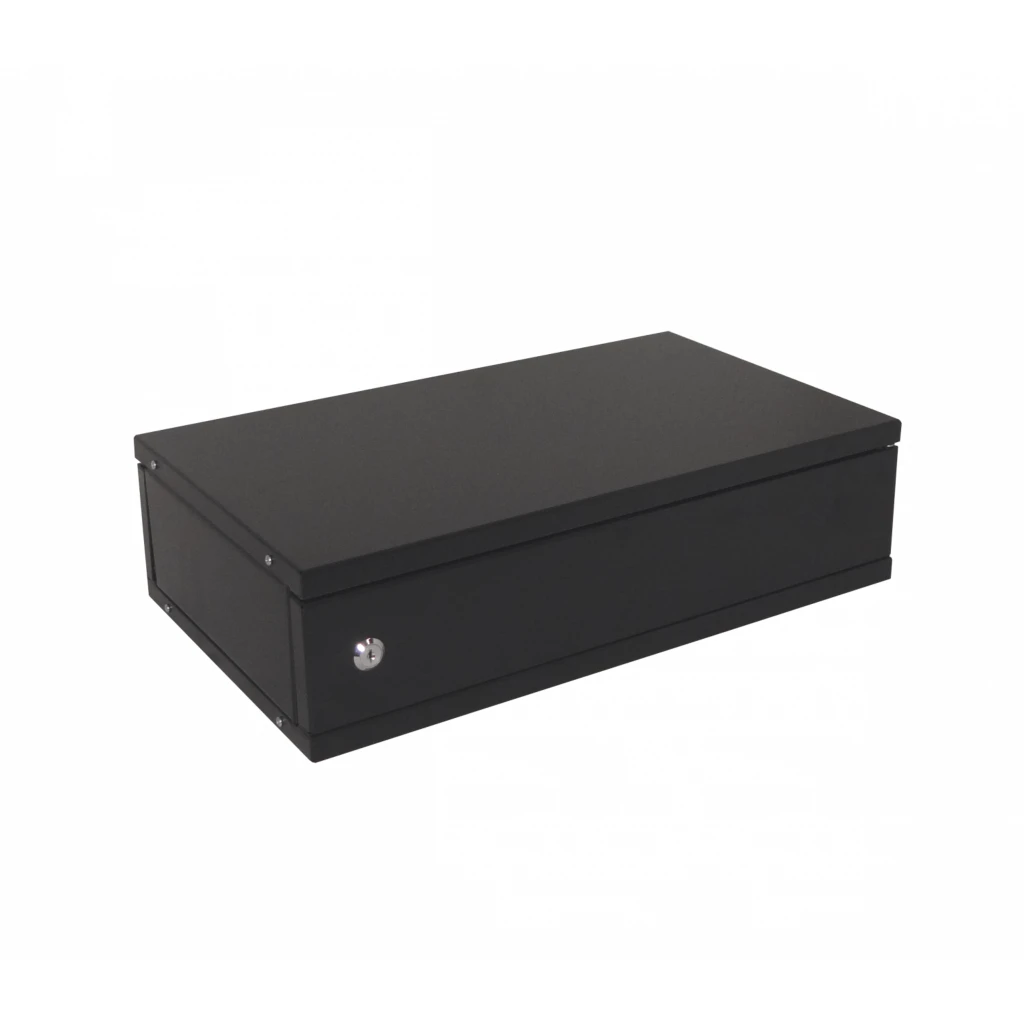 Imagen 2 de Rack Mesa Negro Puertafierro Linkmade Liso 2U-138MM 30CMFONDO