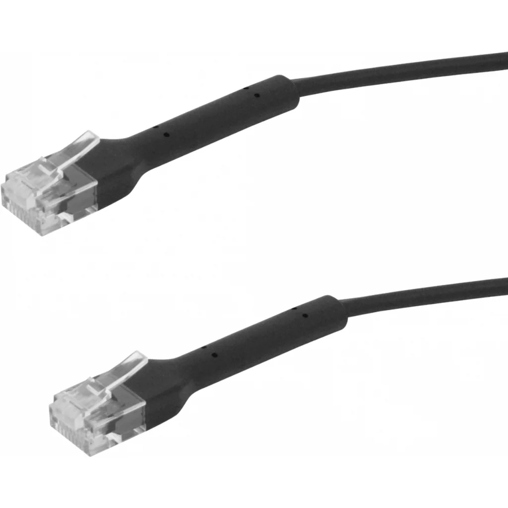 UBIQUITI Negro 2mt Cable Cat6 RJ45 200cm U-Cable-Patch-2M-RJ45-BK