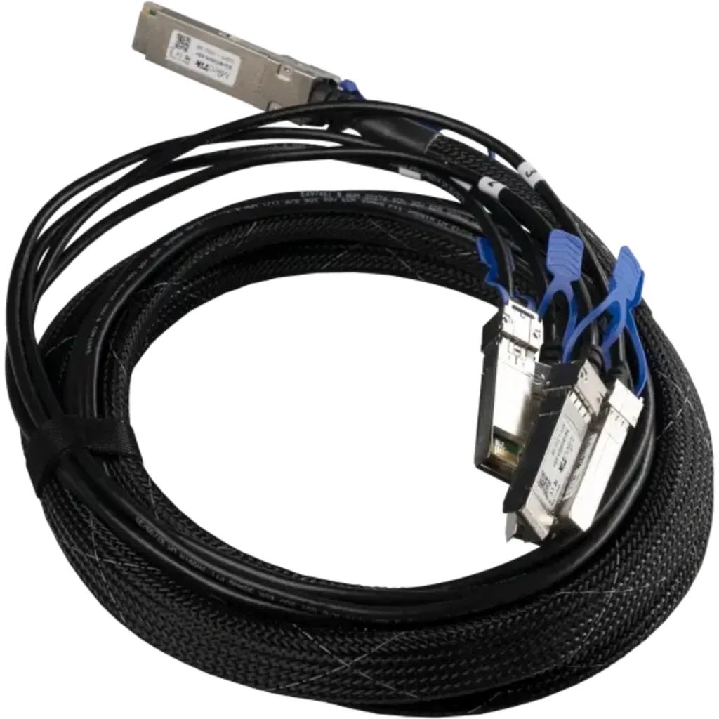 MIKROTIK Cable QSFP28-100G x1 SFP28-25G x4 3mt break-out 1x100G-4x25G