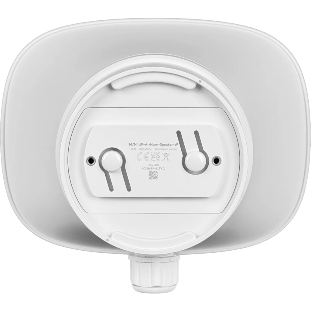 Imagen 4 de UI Sirena Blanca 15W 120dB IP66 10/100 req-PoE+ Unifi Protect