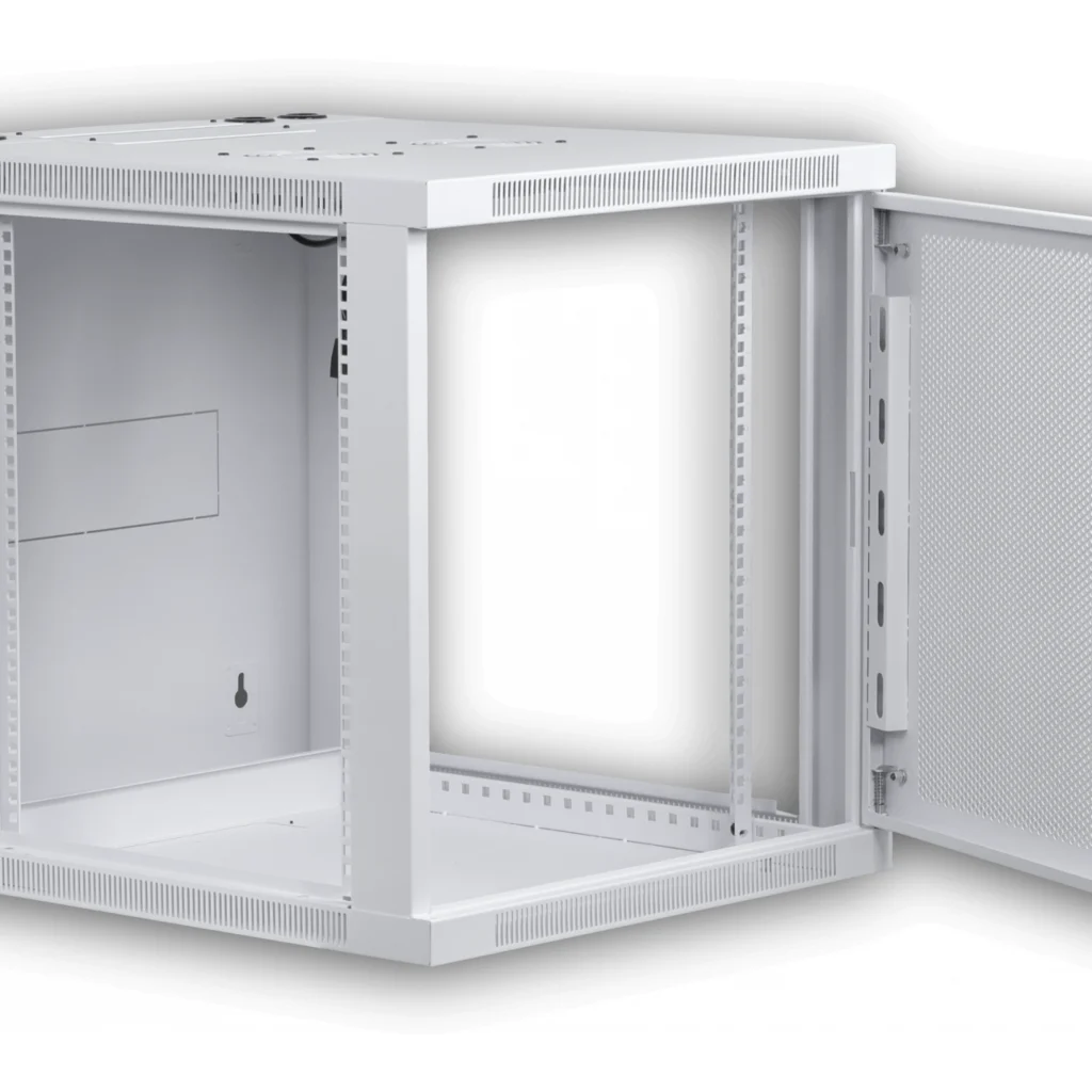 Imagen 5 de UBIQUITI 12U Microperforada Doble Bisagra 70cm-Fondo Rack Muro Blanco