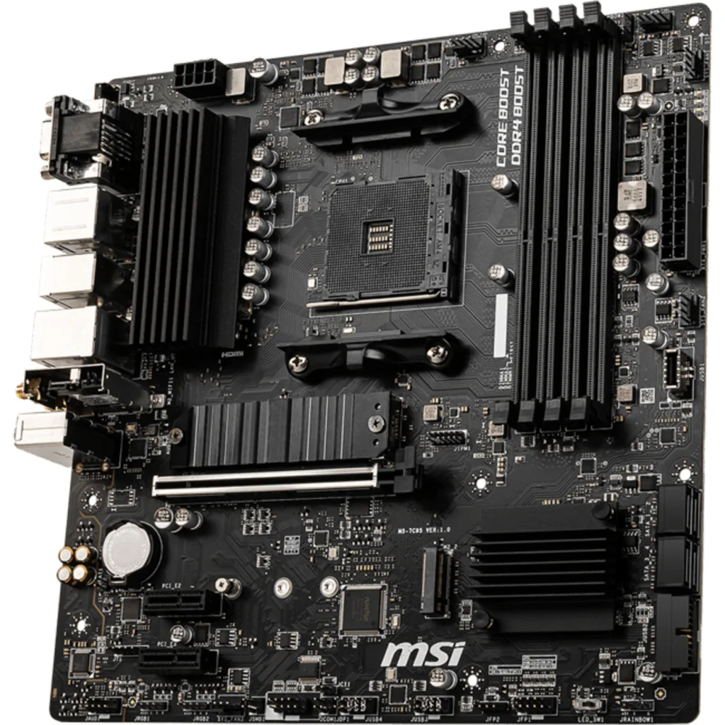 Imagen 2 de Tarjeta Madre MSI B550M PRO-VDH WIFI AMD AM4 DDR4 M.2 DP HDMI VGA LAN WIFI mATX