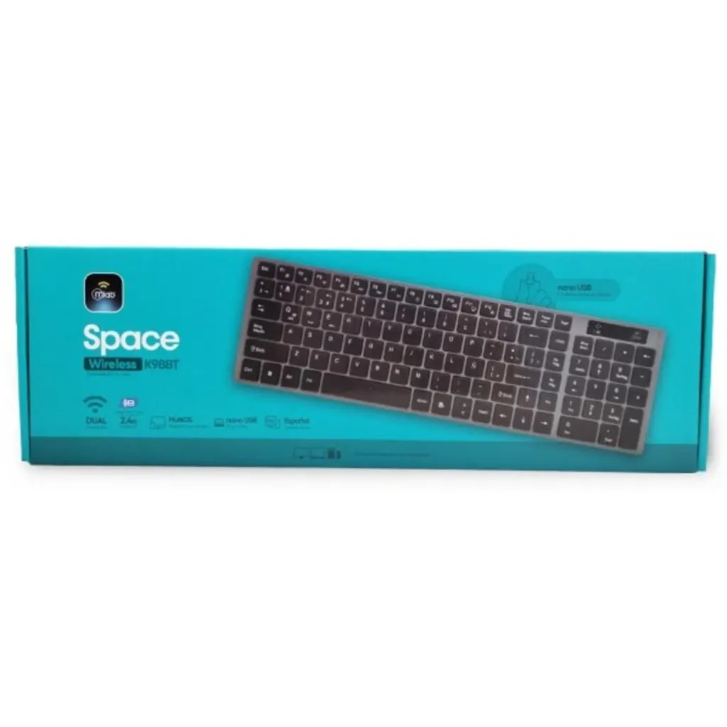 Imagen 1 de MLAB TECLADO BLUETOOTH + 2,4GHZ SPACE K98BT
