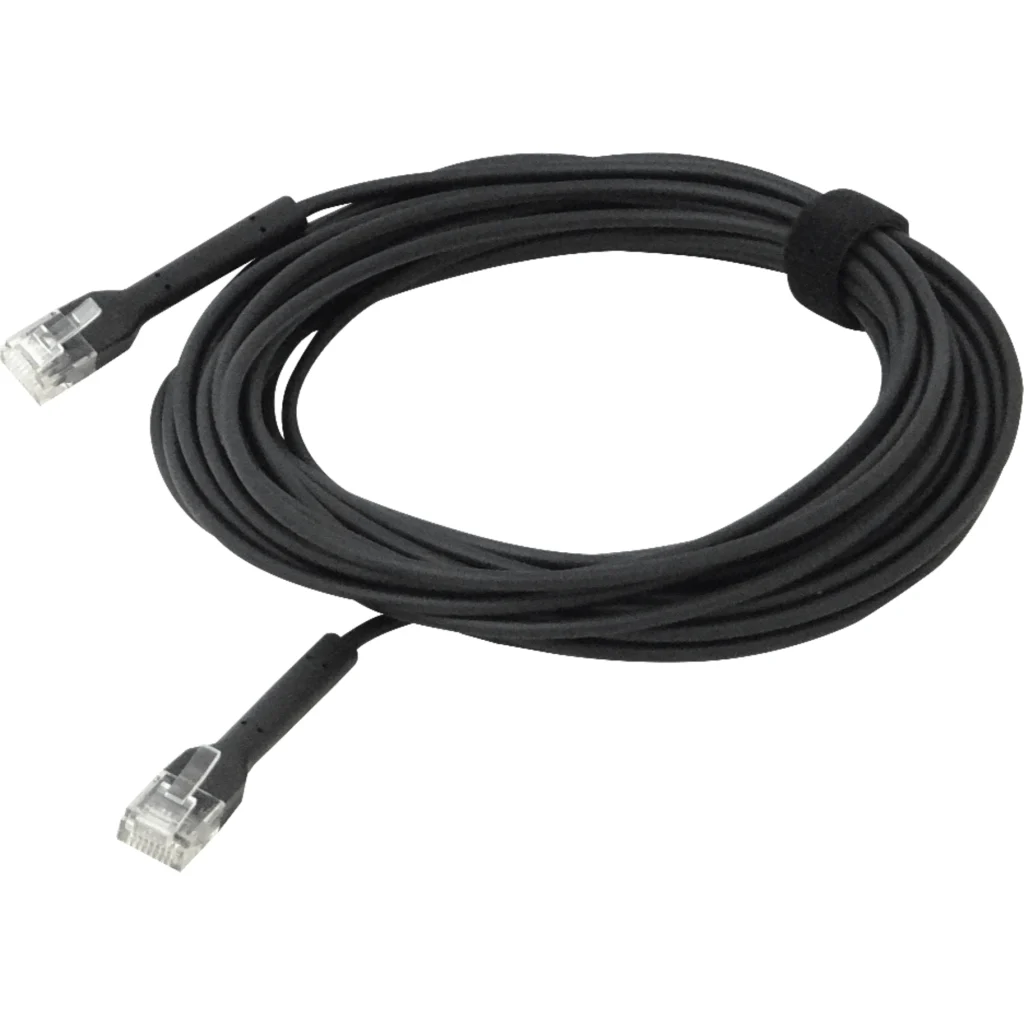 Cable de Red Ubiquiti CAT6 RJ45 8mts U-CABLE-PATCH-8M-RJ45-BK Color Negro