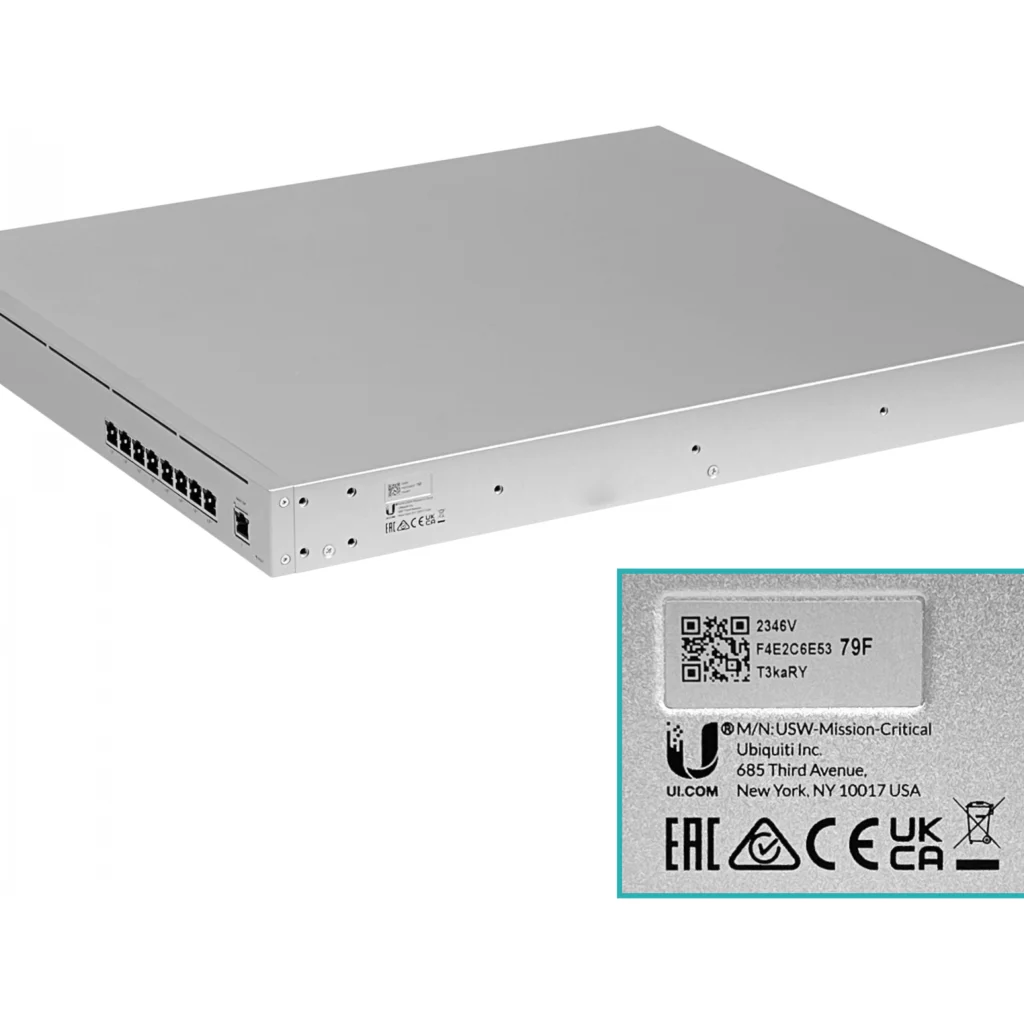 Imagen 3 de UBIQUITI 2-C14-230V 9-1000(4-PoE++ 4-PoE+ Switch UPS inc-368Wh opc-48V