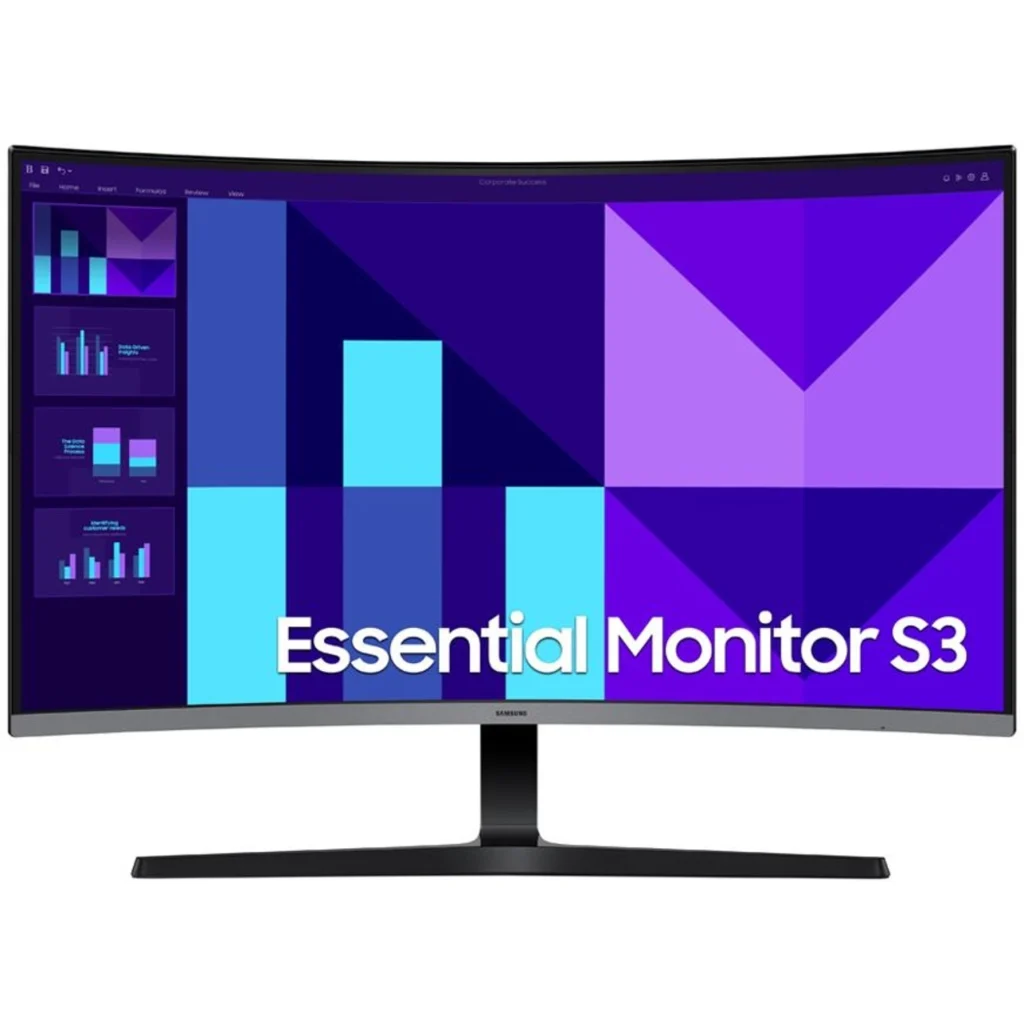Monitor Curvo Samsung Essential Monitor S3 S39GD 32""FHD VA VGA HDMI 100Hz 4(GTG)