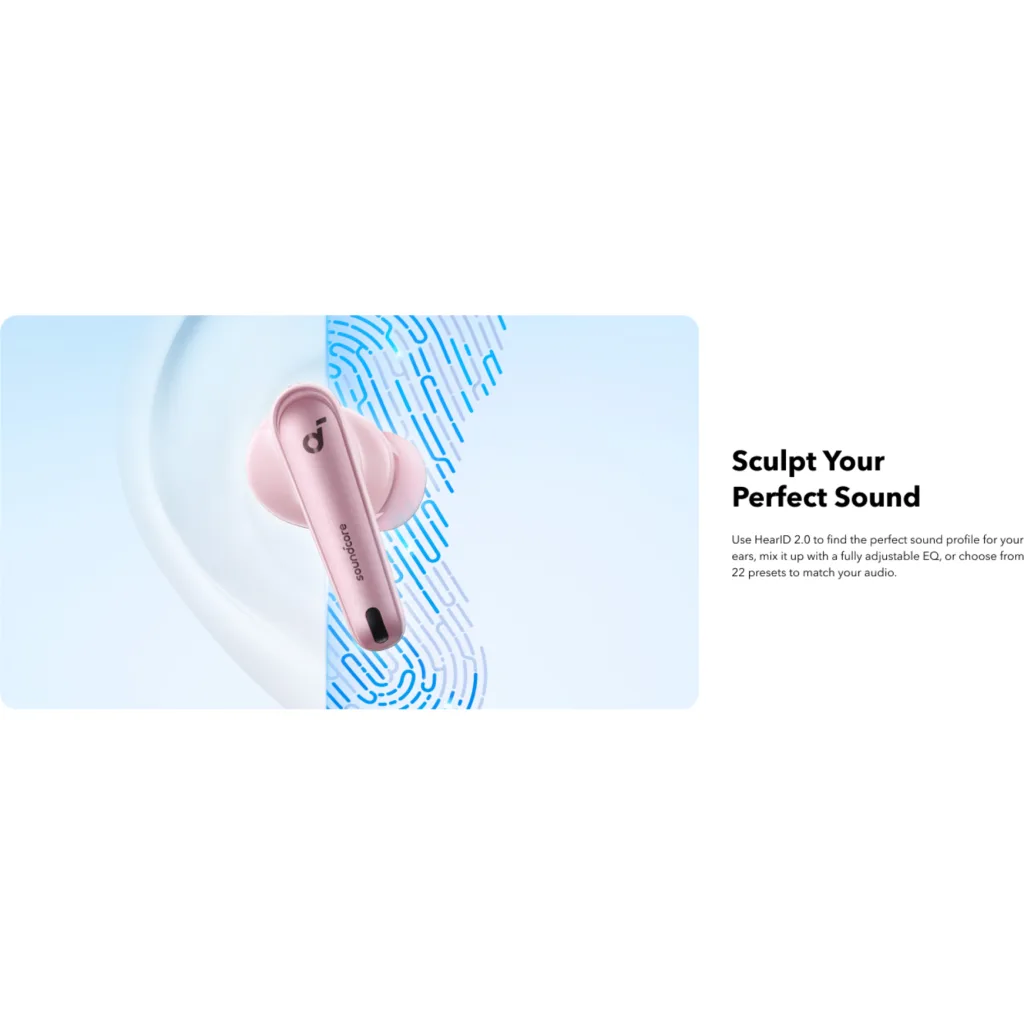 Imagen 4 de Audifono True Wireless Noise Cancelling Liberty 4 NC Soundcore rosa 2