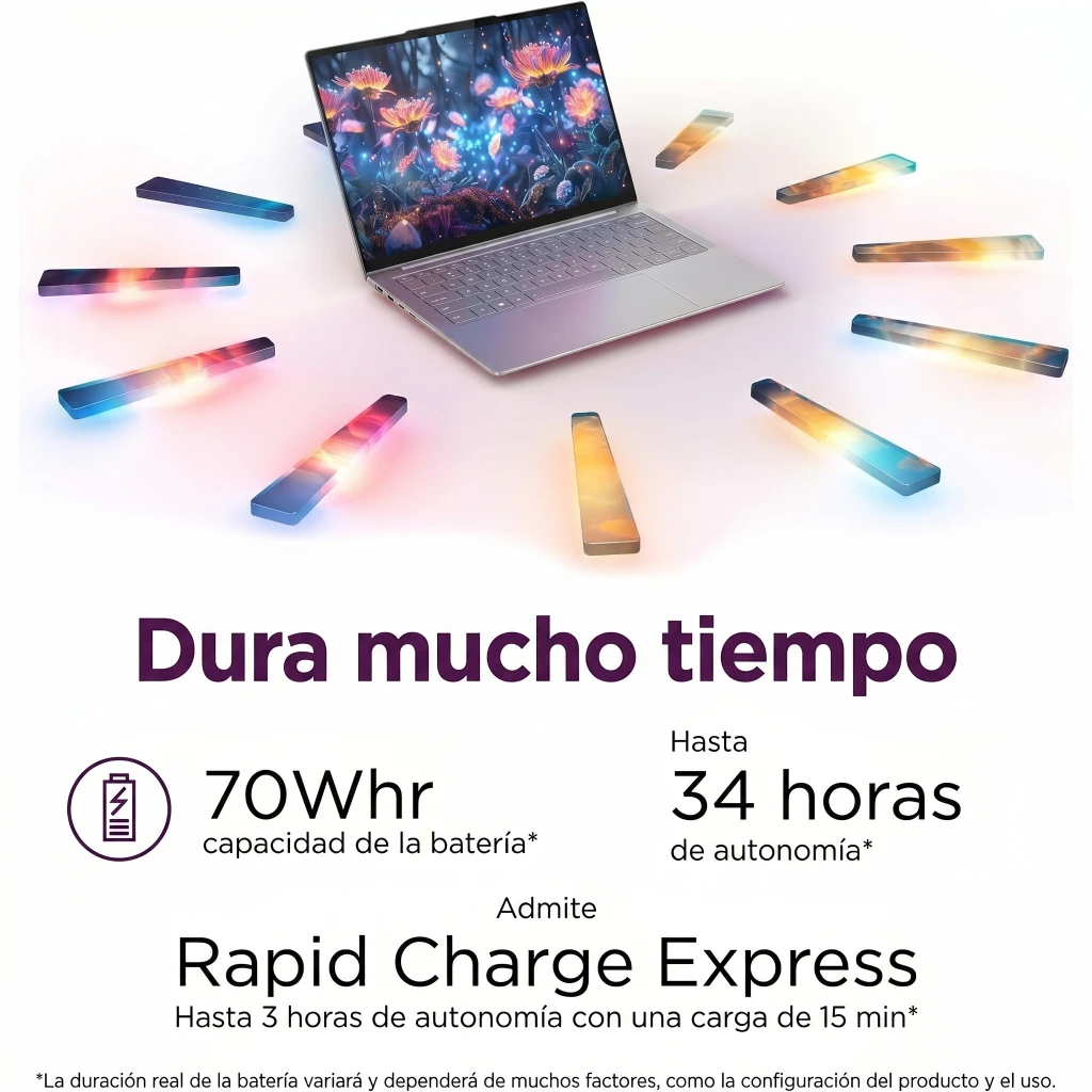 Imagen 3 de Notebook Lenovo Yoga Slim 7i Gen10 Aura Edt Ultra 7 256V 16GB 1TB 14" W11H