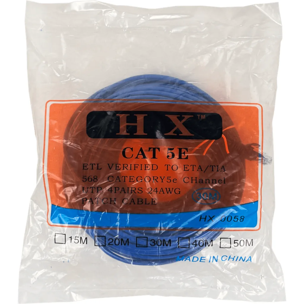 Imagen 1 de Cable de Red Categoria 5E 30mt Azul
