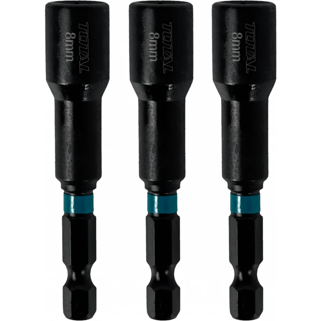 Imagen 1 de TOTAL Set 3 Puntas Hexagonales 8mm 1/4 Largo-65mm TAC270831