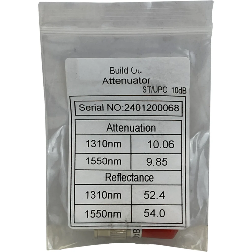 Imagen 1 de 10dB SM ST/UPC Attenuator Atenuador ST-Macho/ST-Hembra MonoModo