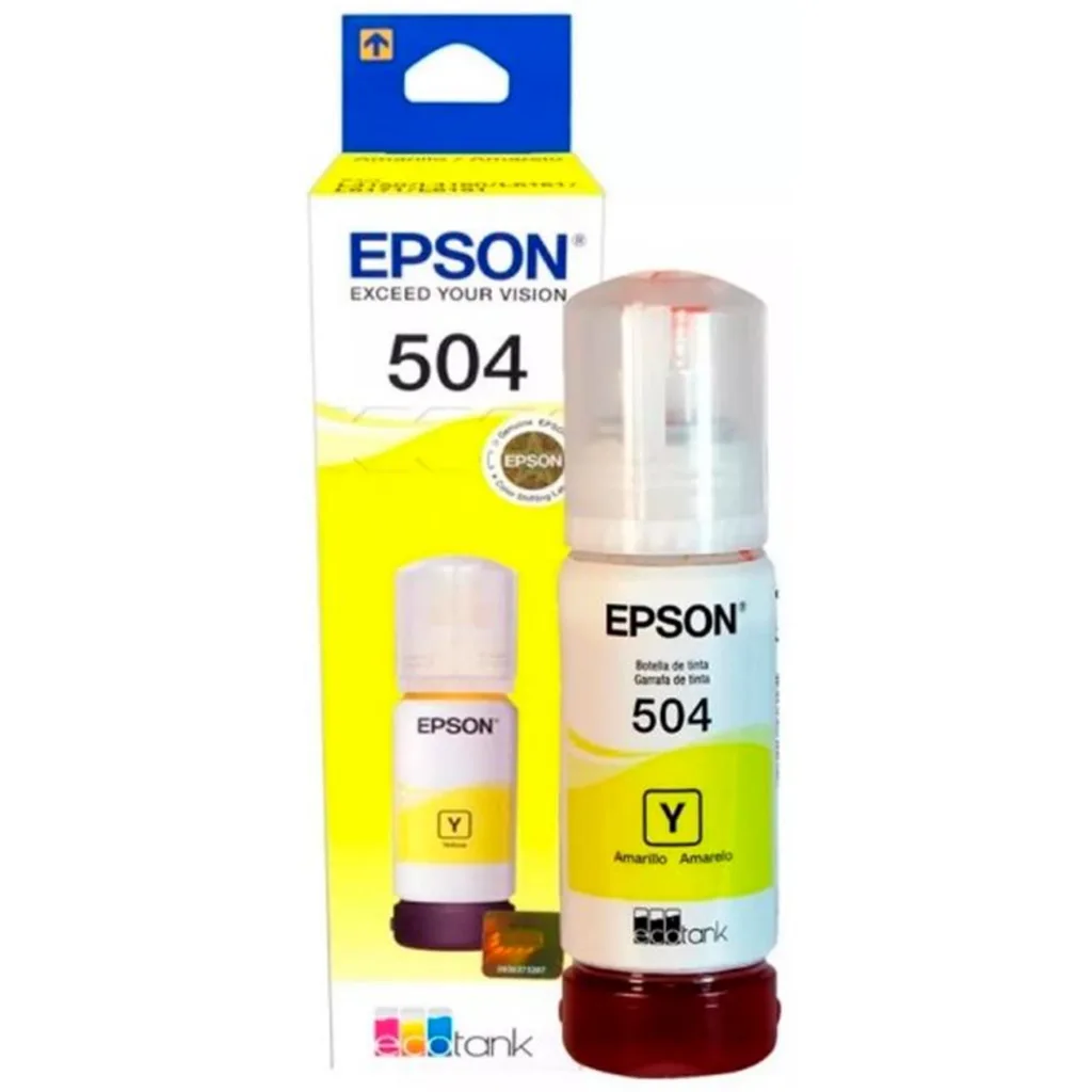 Botella de Tinta Epson T524 Amarillo para Imp L15150 L15160, 6000 Pág. 17.26ml