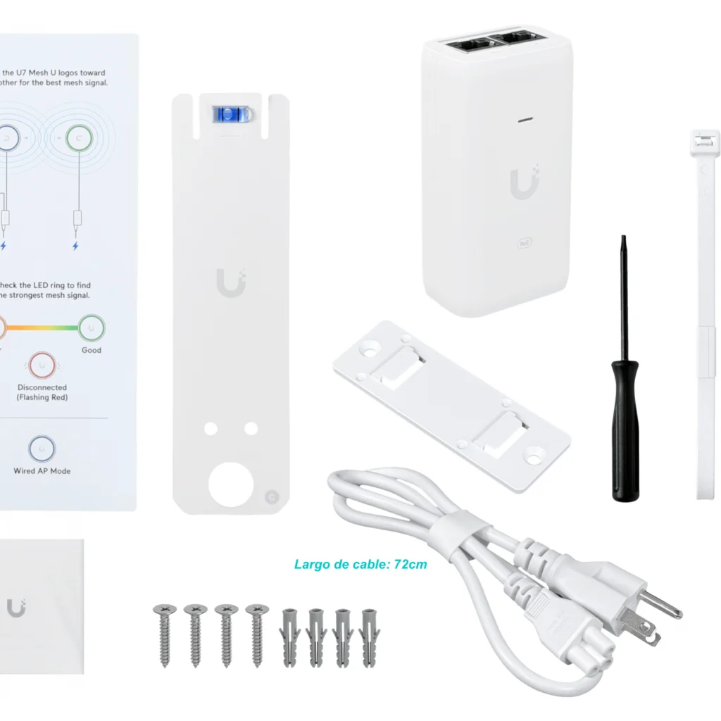 Imagen 3 de Access Point UBIQUITI WIFI7 IPX5 2X2 4300/688MBPS 5/2,4GHZ 6/3DBI 1-2500