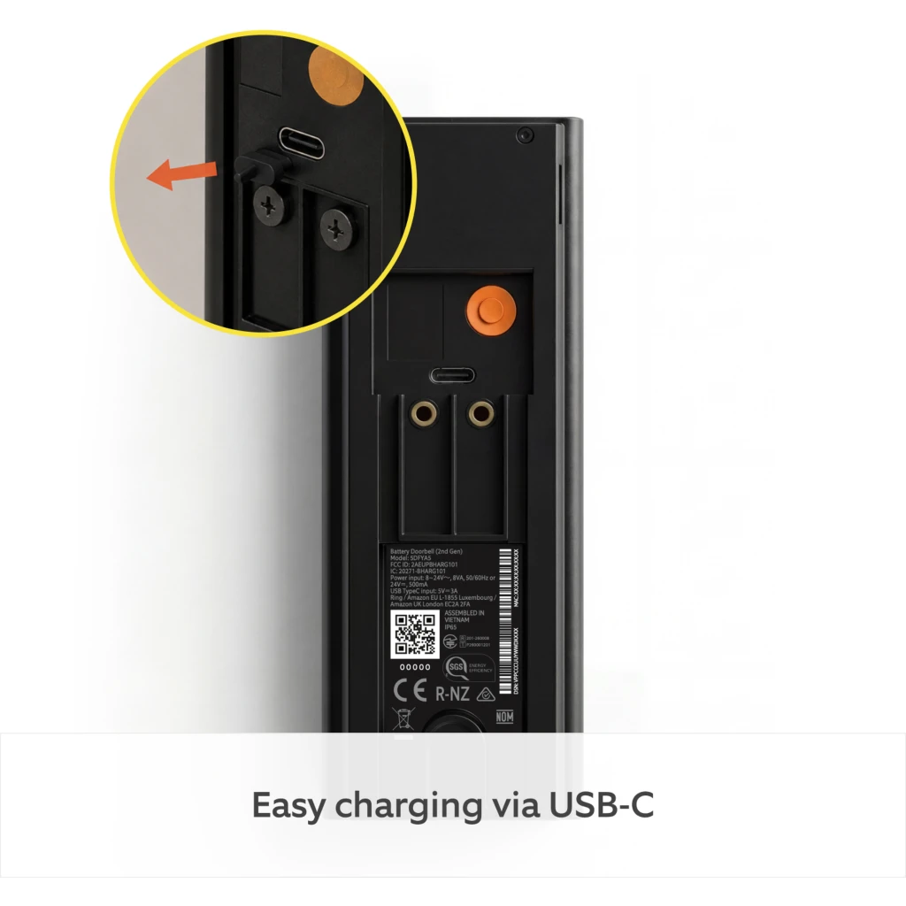 Imagen 1 de Ring - 2K Battery Video Doorbell 2