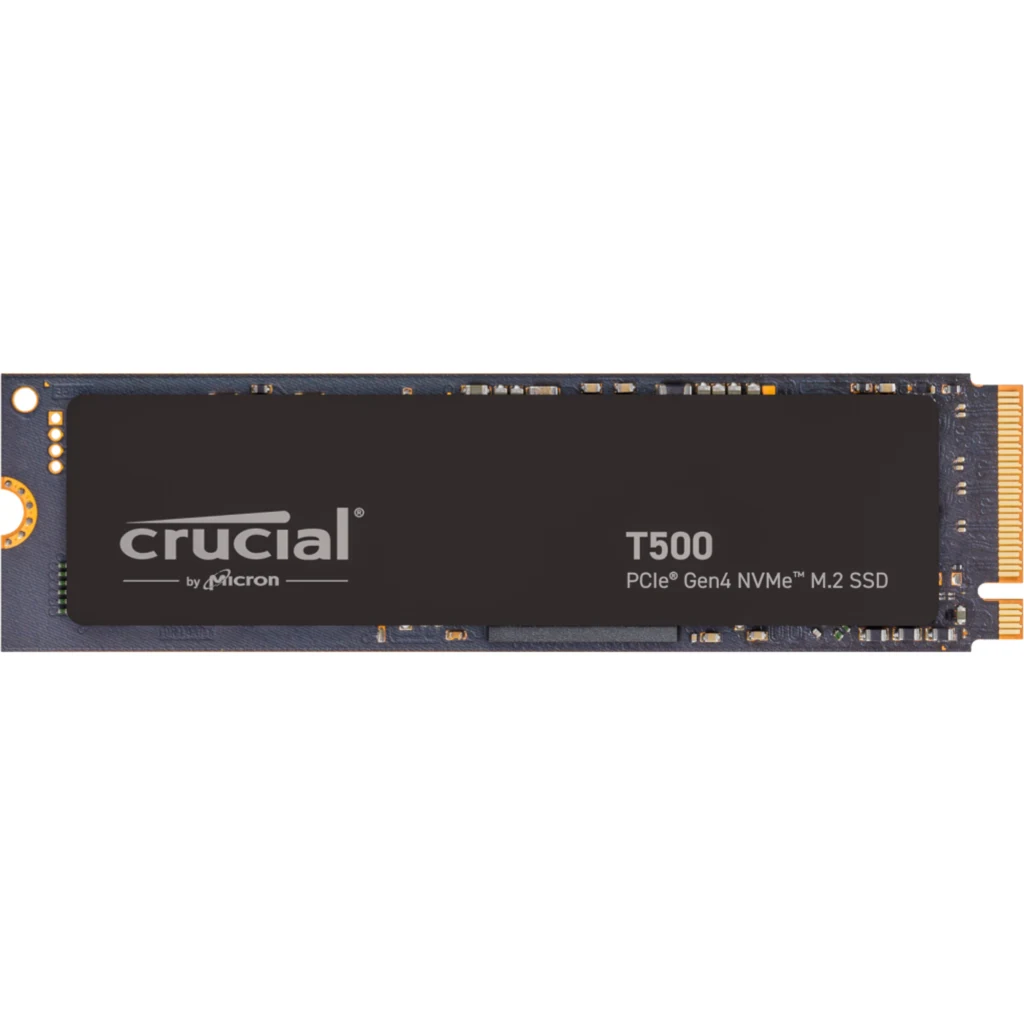 Unidad SSd Crucial T500 500GB M.2 22*80 PCIe Gen4 Lec7200MB/s Esc5700MB/s
