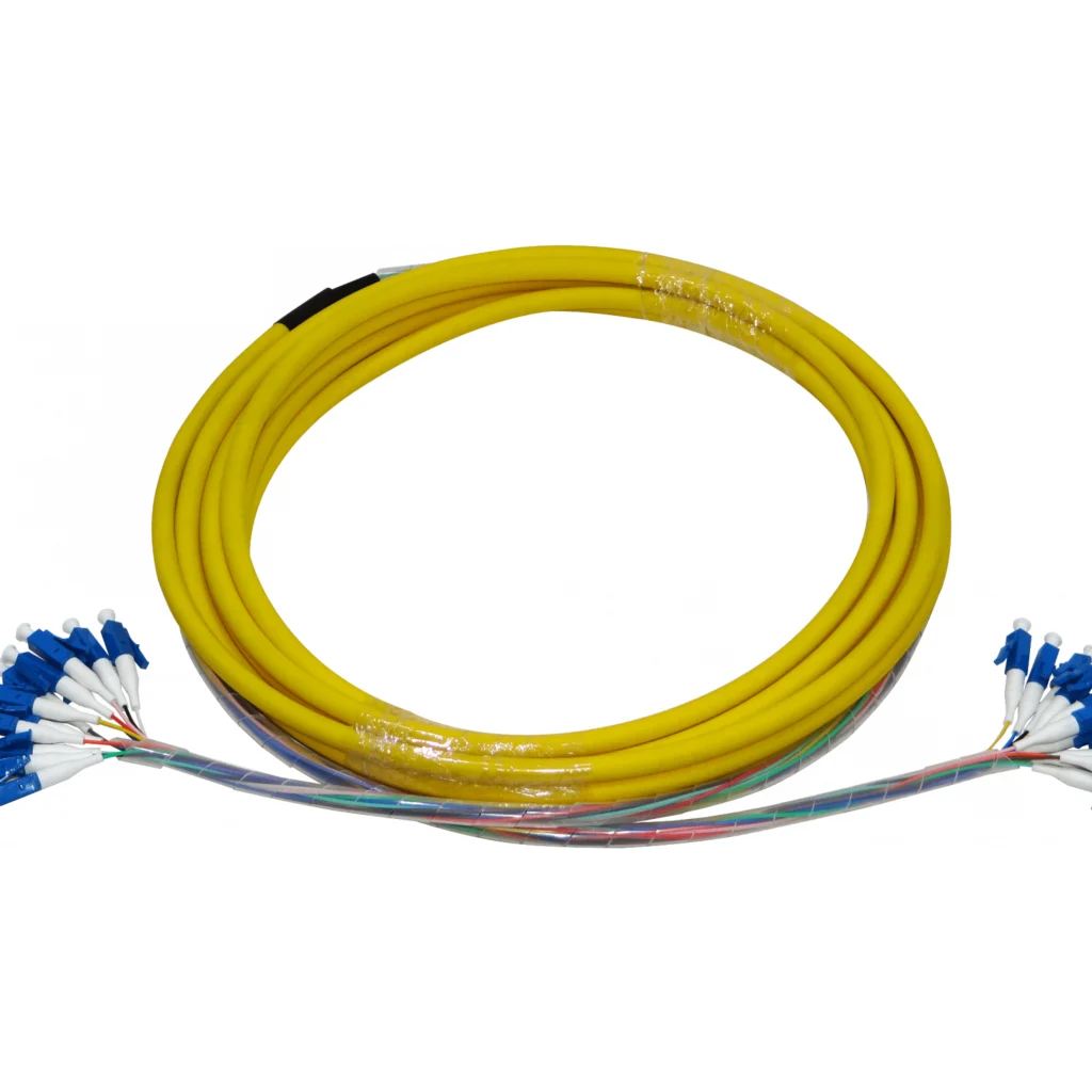 Imagen 2 de Cable Fibra 5mt 12xLC-LC MonoModo SM Interior Trunk Jumper