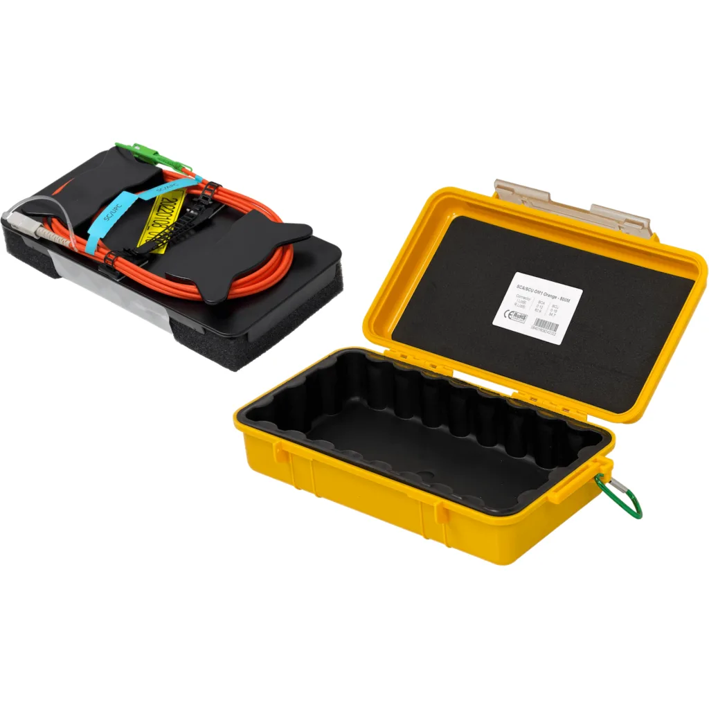 Imagen 2 de 500mt 62,5/125 SC/APC-SC/UPC OM1 Multimodo MM SX 0,5km Bobina Lanzamto