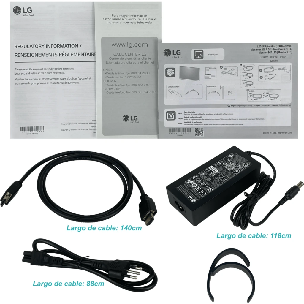 Imagen 3 de LG 31,5-Pulgadas 3840x2160 4K 2-HDMI 1-DP 16:09 Monitor HDR 32UR550-B
