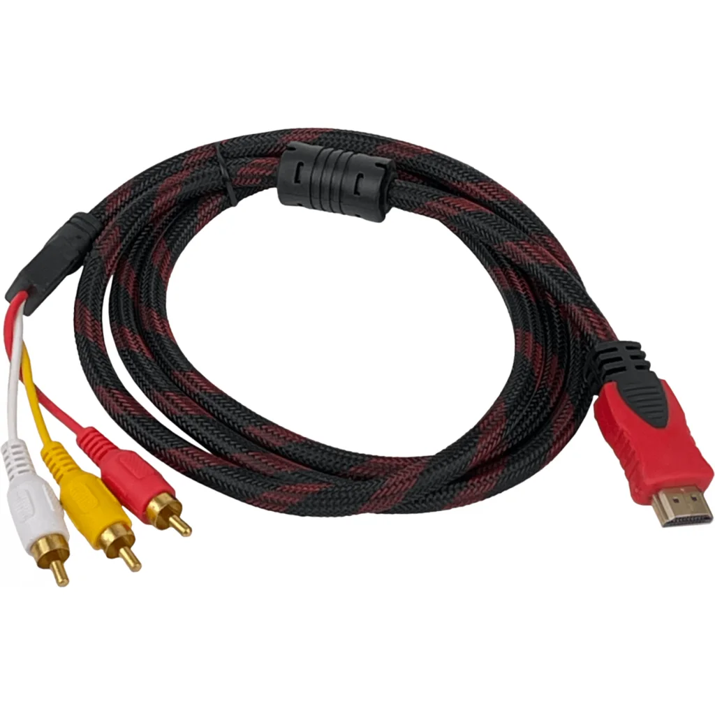 Imagen 1 de Cable HDMI-Macho 3-RCA-Macho 150cm 1080p