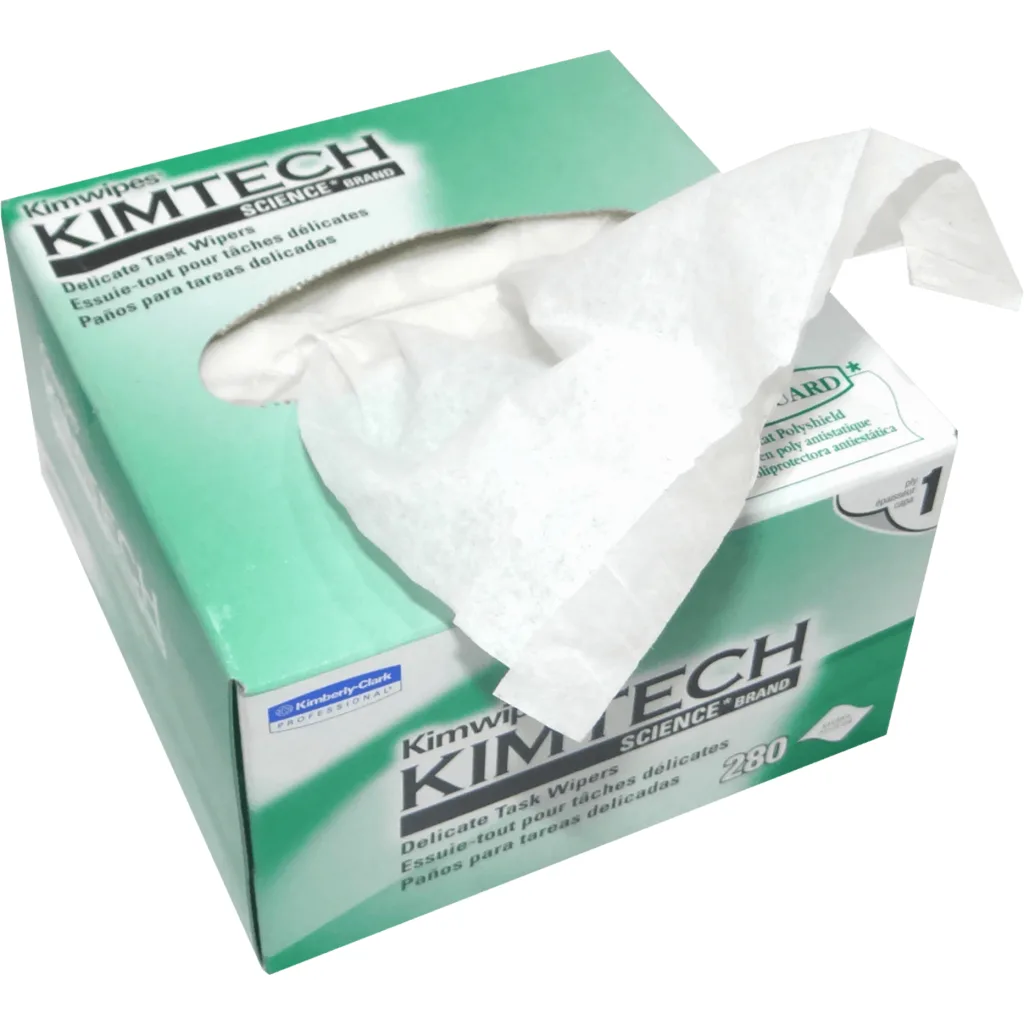 Imagen 1 de Paños Antiestaticos p/Fibra Optica Lintguard KIMWIPES 11x21cm, 280 Unidades