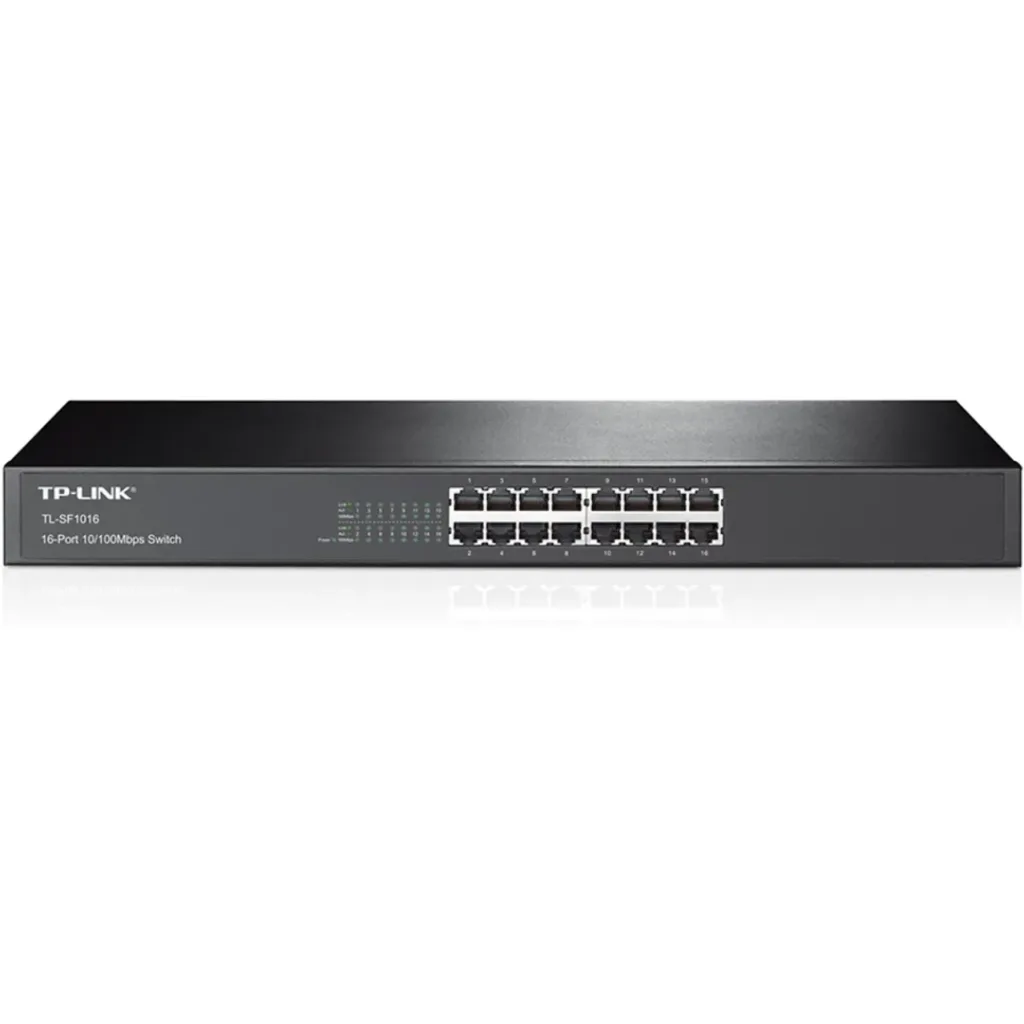 TL-SF1016(UN). Switch de 16 puertos 10/100 Mbps para montaje a Rack