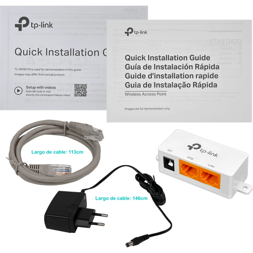 Imagen 3 de Access Point TP-Link TL-WA801N N Velocidad 300 Mbps Hasta 300m de Distancia
