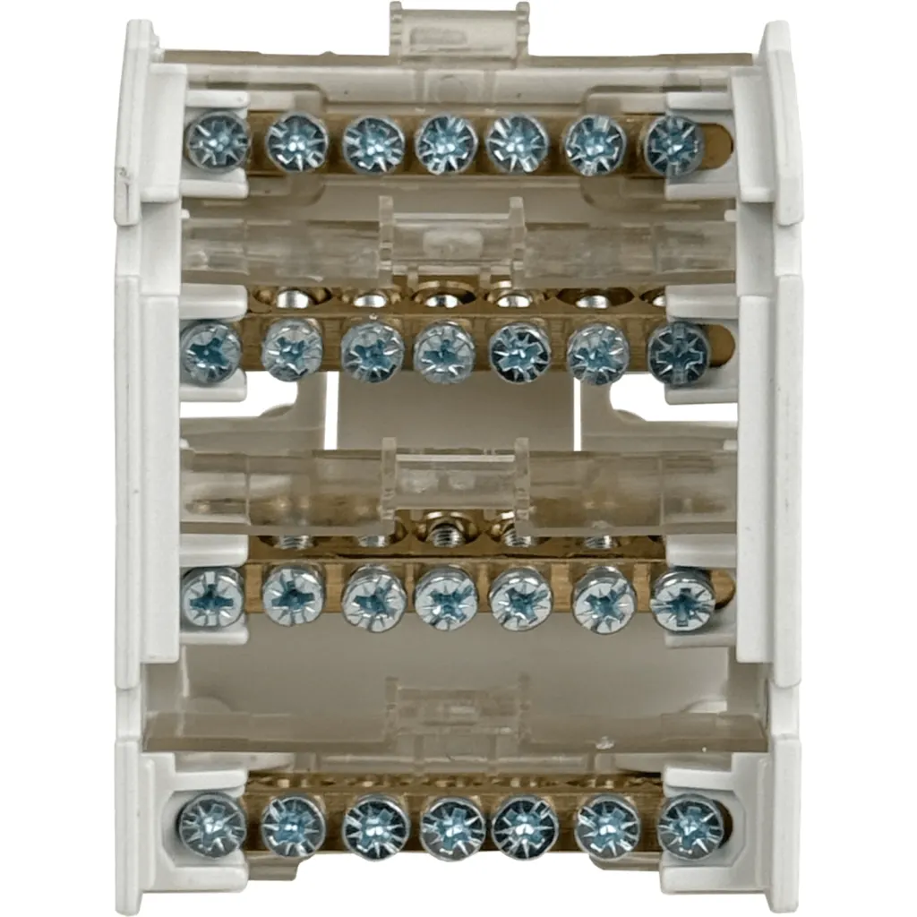 Imagen 4 de 4x7-Polos Repartidor Tetrapolar 125A 40grado-C 500V 1,5-25mm2 ipk 20KA