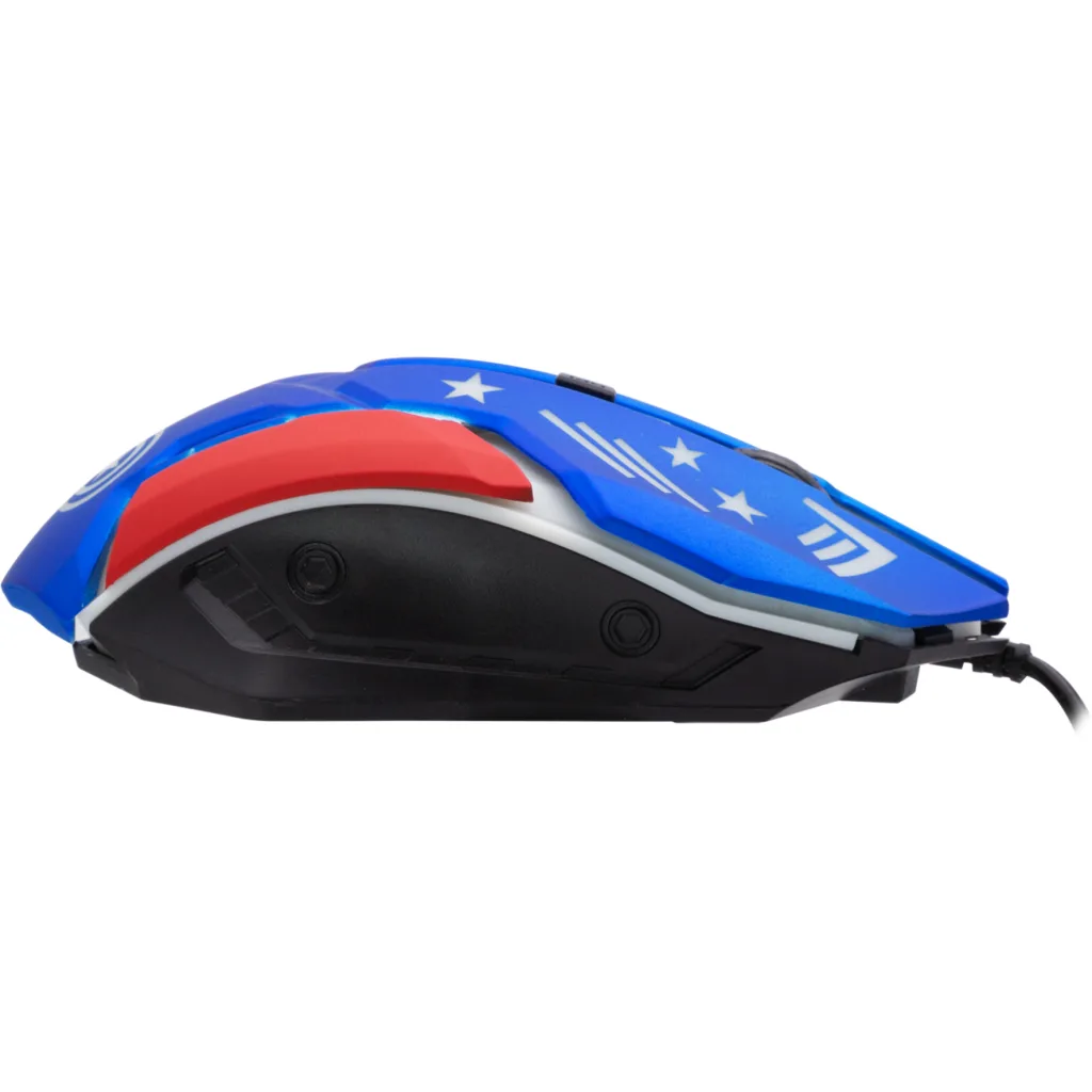 Imagen 2 de GAM745043-CAP-ESP KIT GAMER CAPITAN AMERICA 3 EN 1 TEC/MOU/A