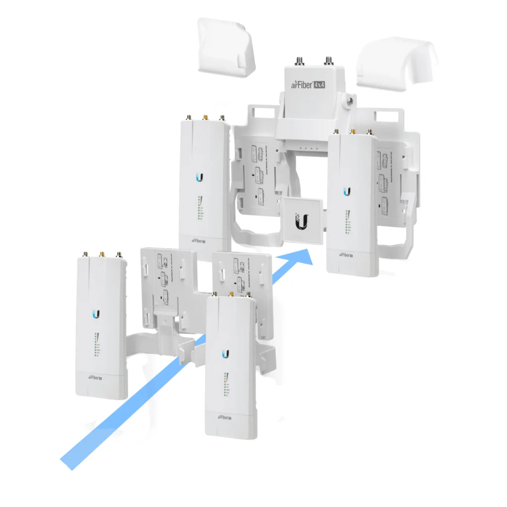 UBIQUITI Multiplexor p/4xAirFiber-5X 8-RPSMA-M 2-RPSMA-H req-Dish