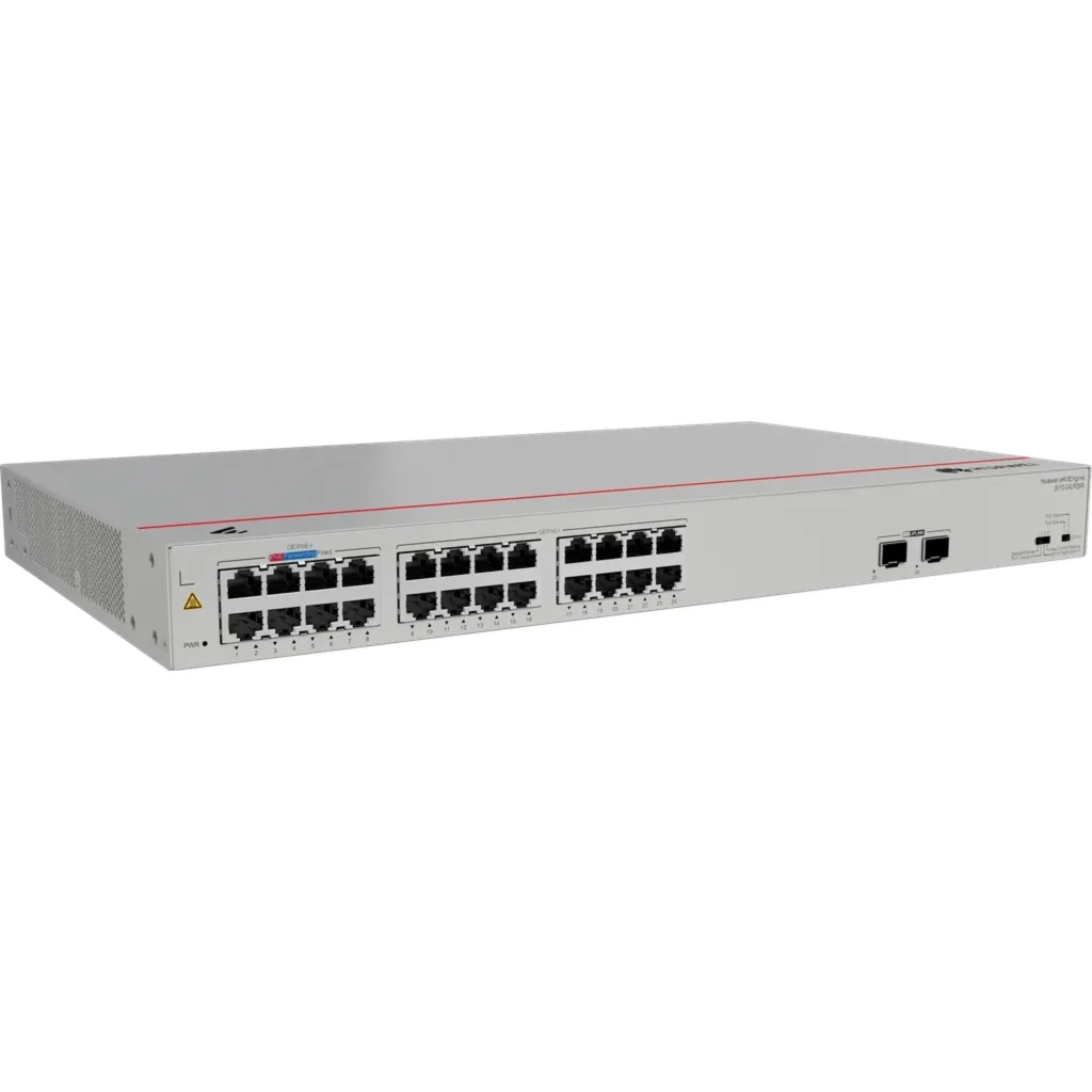 Imagen 2 de S110-24LP2SR. Switch Huawei eKit 24 puertos PoE+ 10/100/1000Base-T 2 Puertos 1GE SFP capacidad de conmutación de 52 Gbit/s capacidad de reenvió de paquetes de 38.69 Mpps