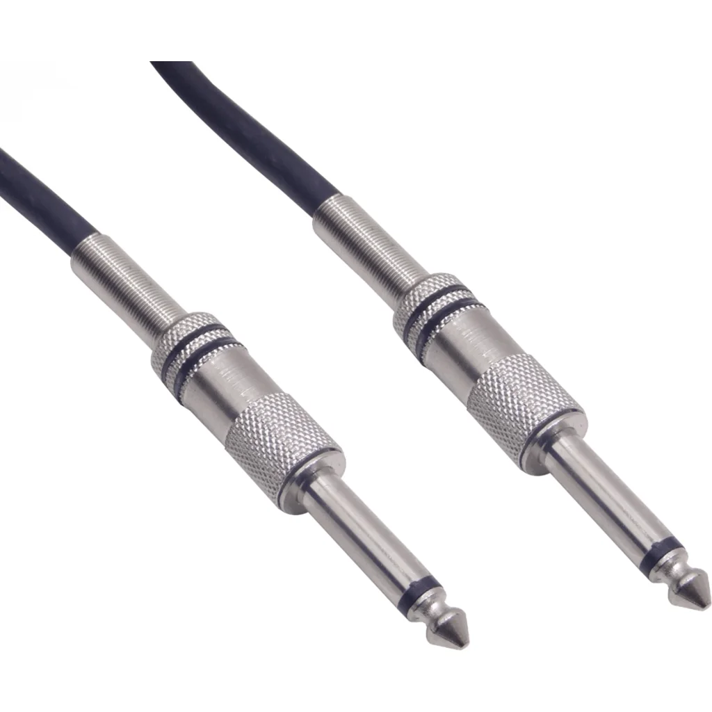 6,35mm-MM MACHO-MACHO 1,5mt Cable Audio Plug-Plug Phone-1/4