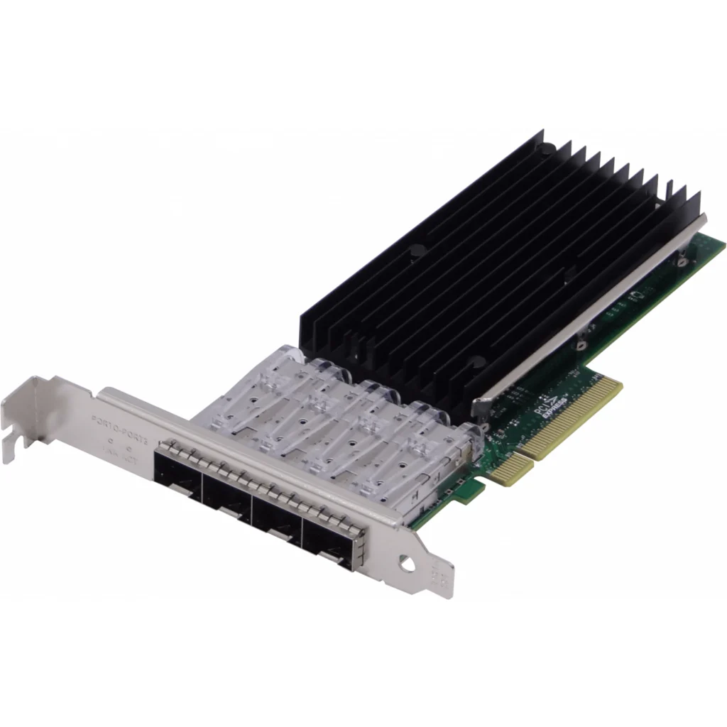 Imagen 4 de LRLINK PCIe-x8 4-SFP+10G NIC LREC9804BF Tarjeta IntelXL710 p/Servidor