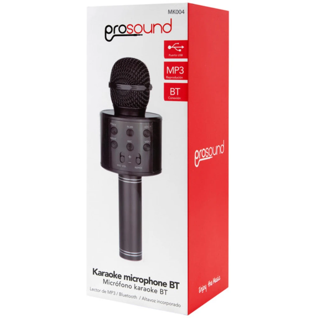 MICROFONO KARAOKE MK004 NEGRO