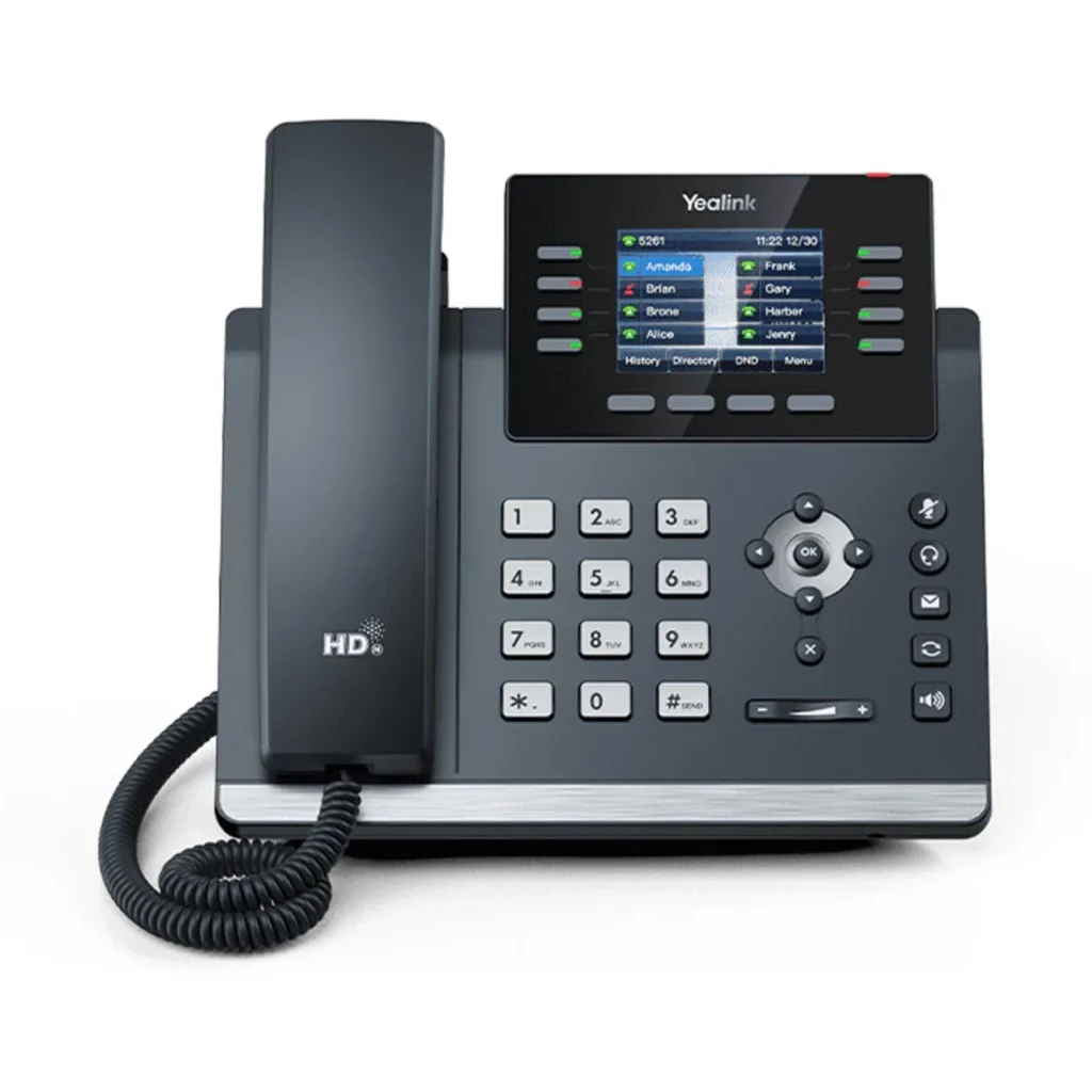 Telefono IP linea Ultra elegant pantalla color POE Gigabit (no incluye fuente P)