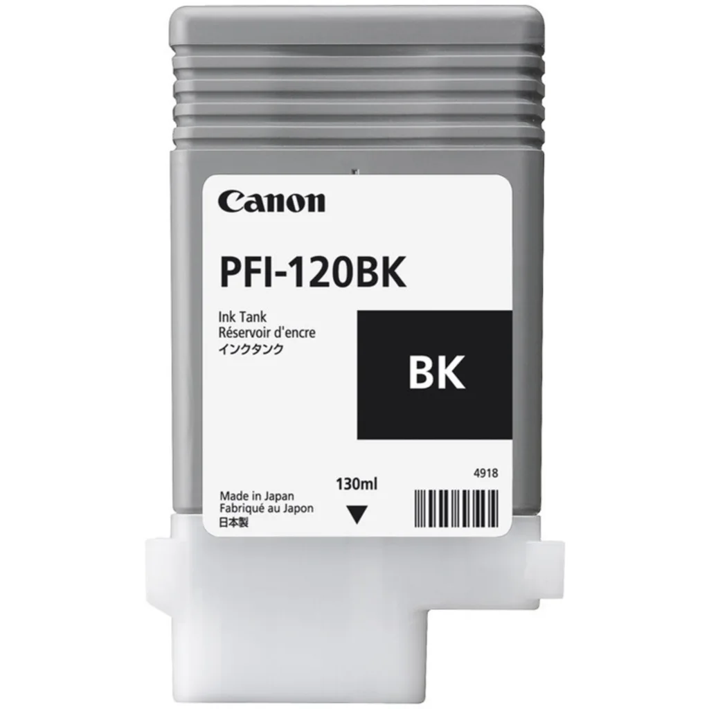 Cartridge Canon PFI-120 Negro imagePROGRAF TM-300 MFP T36, 130ml