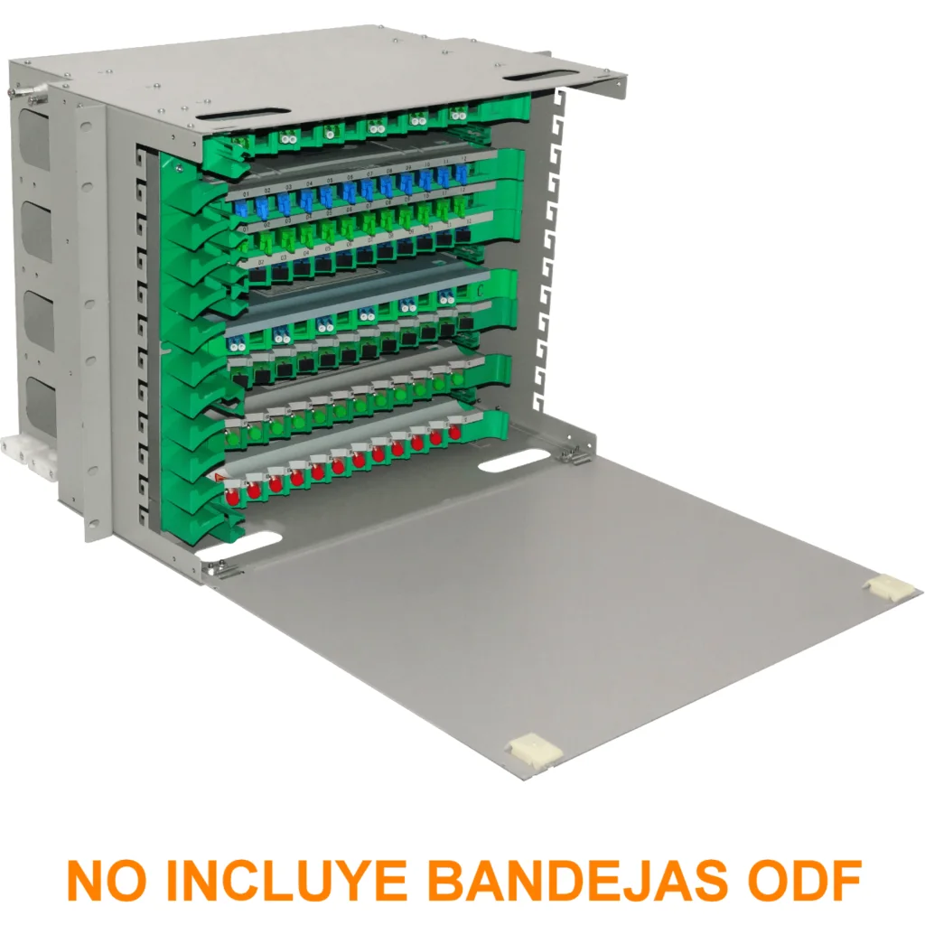 Imagen 5 de Cabecera 7U-Rack Metalica tipo ODF para 12 bandeja