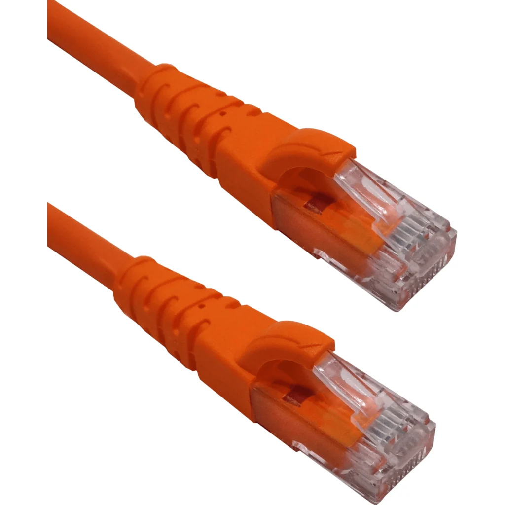 Imagen 1 de Cable de Red Linkmade CAT6 LSZH Patch Inyectado Multifilar 5mts NARANJO