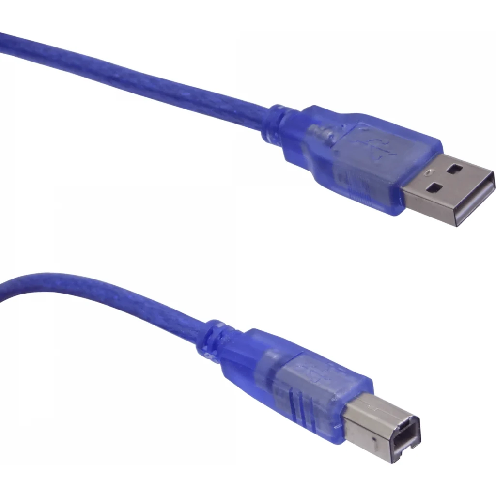 Cable USB A Macho a Cable USB B Macho 1.5 Metros p/Impresora 