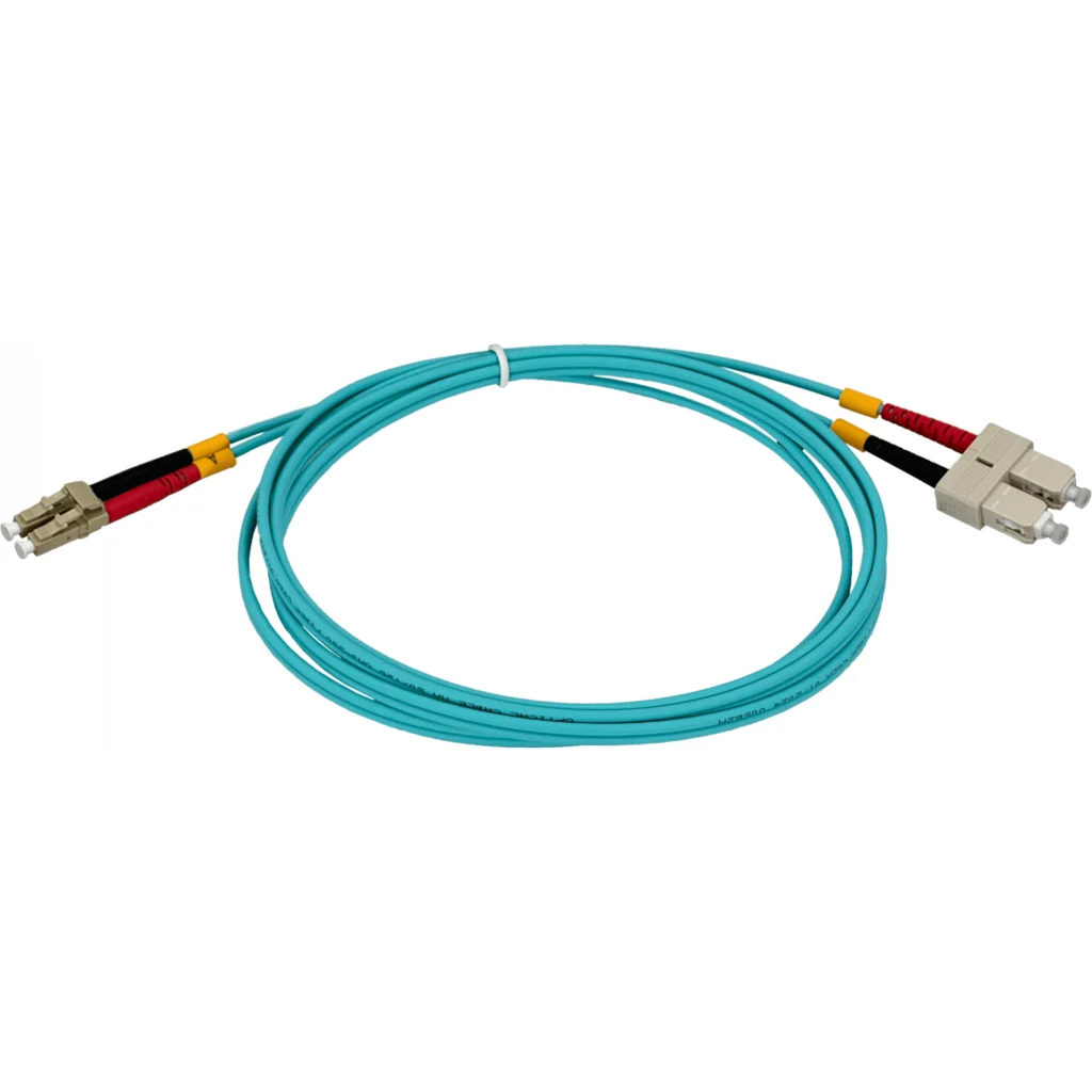Cable Jumper LC-SC OM3 Multimodo MM Duplex Fibra 50/125UM 3.0mm LSZH