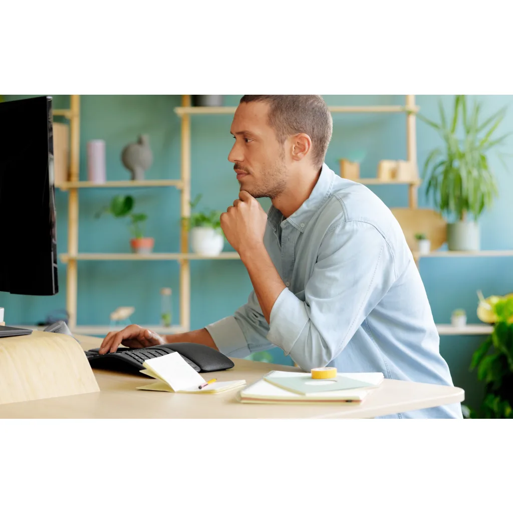 Imagen 6 de Teclado Inalámbrico Ergonómico Logitech Ergo K860 RF+Bluetooth Español Negro