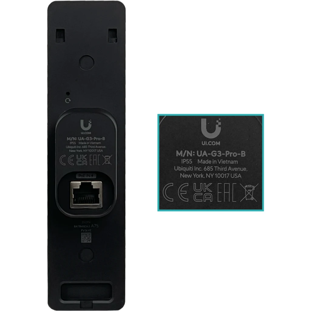 Imagen 7 de UniFi Access G3 Reader Pro - 3rd Gen Reader & Intercom (NFC, Touch Pass, Face Un