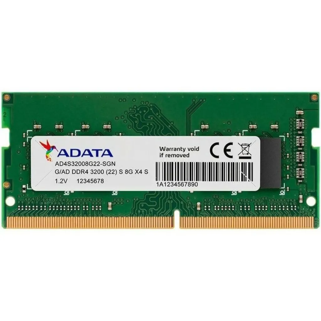 Imagen 1 de Memoria RAM 8GB DDR4 3200MHz SO-DIMM CL22 Non-ECC 1.2v 260p - ADATA