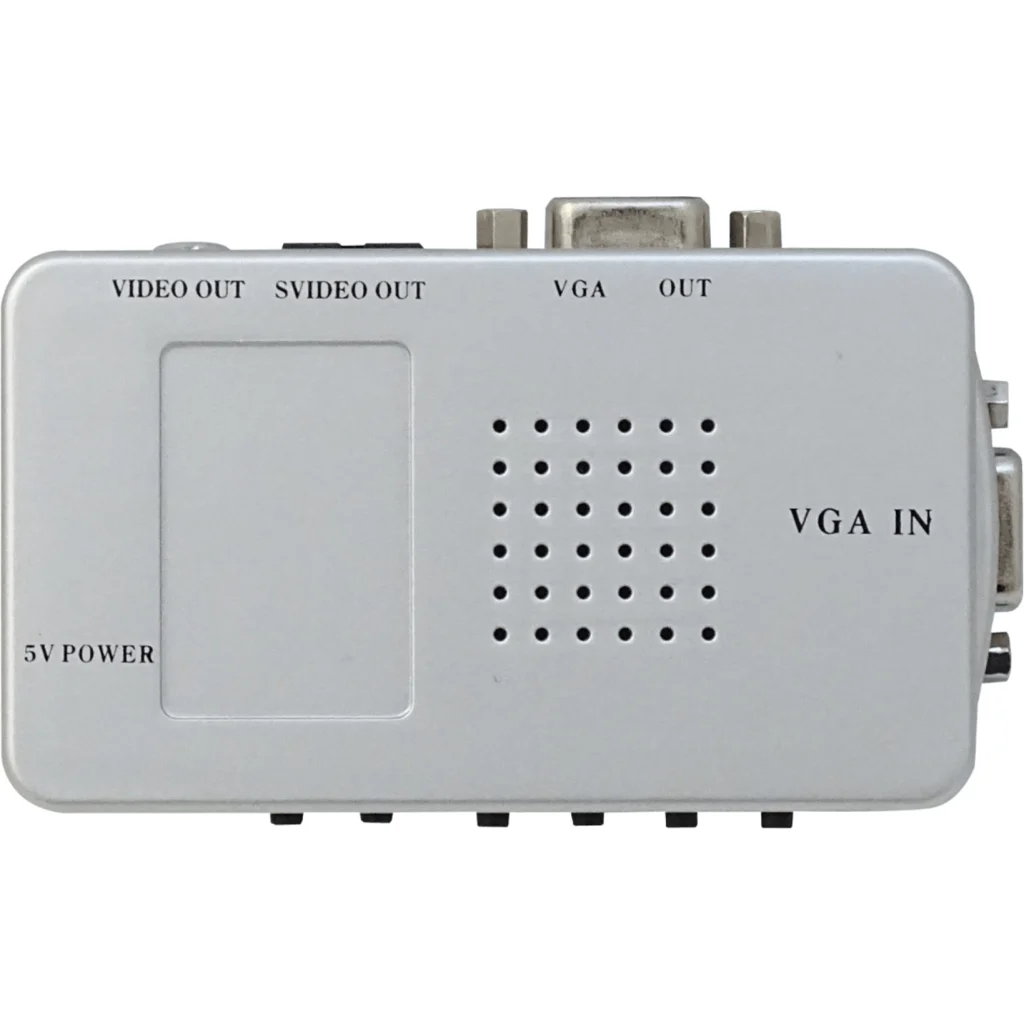 Imagen 2 de Convertidor VGA-H-in RCA-H-out SVIDEO-out req-5V-USB-AH