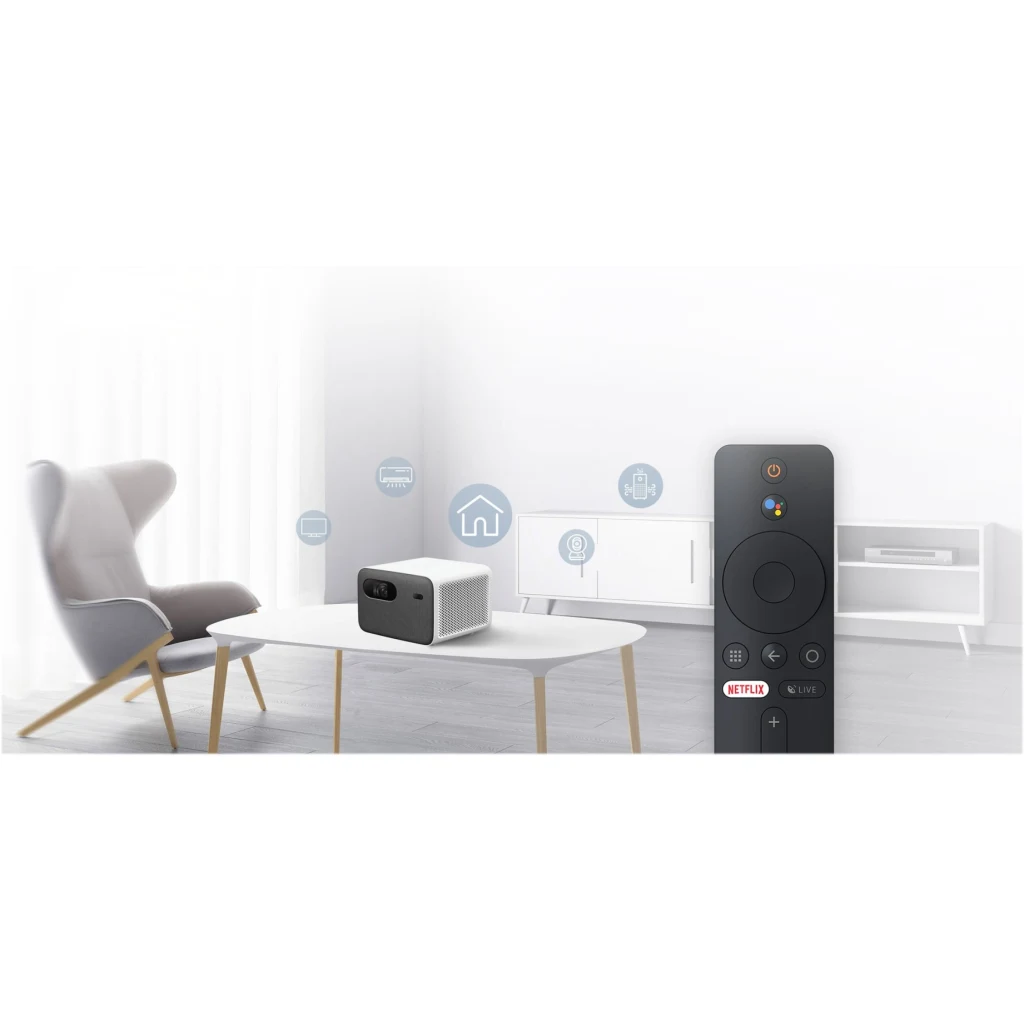 Imagen 3 de Proyector Xiaomi Mi Smart Projector 2 Pro 1300 LUMENES FHD WiFi LAN HDMI USB RCA