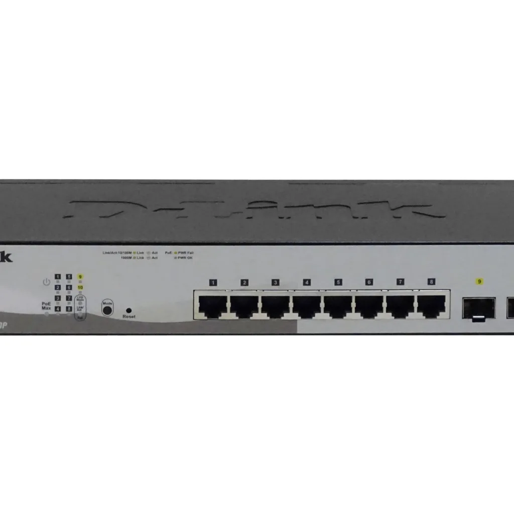 Imagen 4 de SWITCH DLINK DGS-1210-10P 10-ports Smart III Giga 2-porUTP/SFP; POE