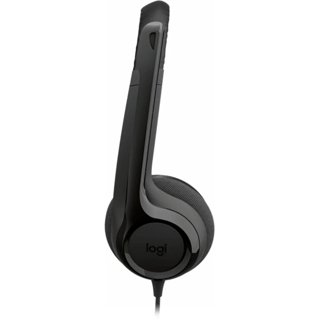 Imagen 2 de Audífonos Logitech H390 USB-C Conectividad Alámbrica con Micrófono Negro